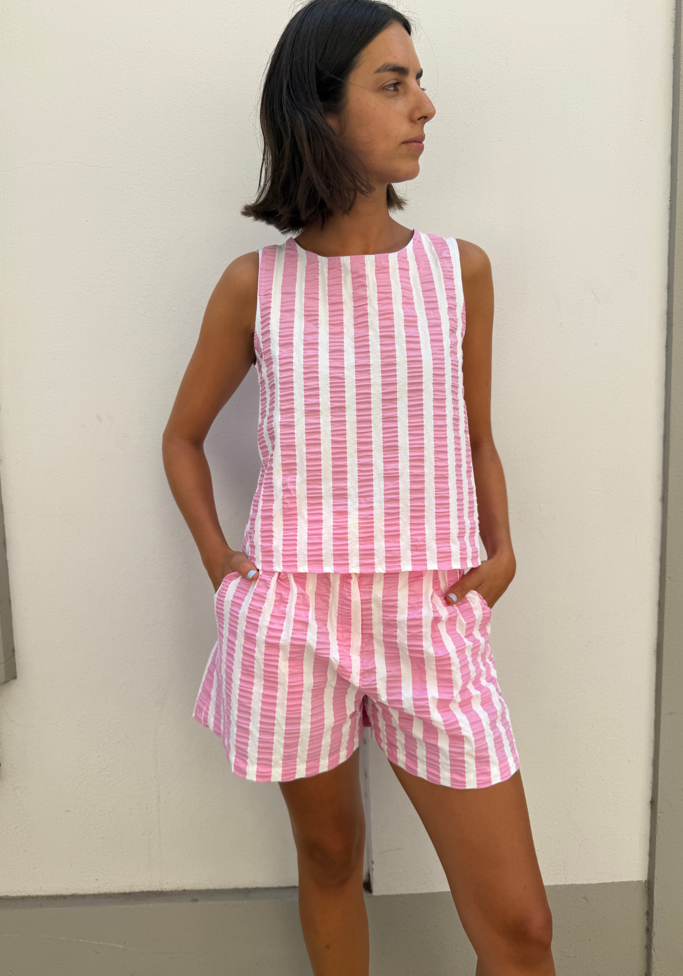 Pink Striped Ana Body