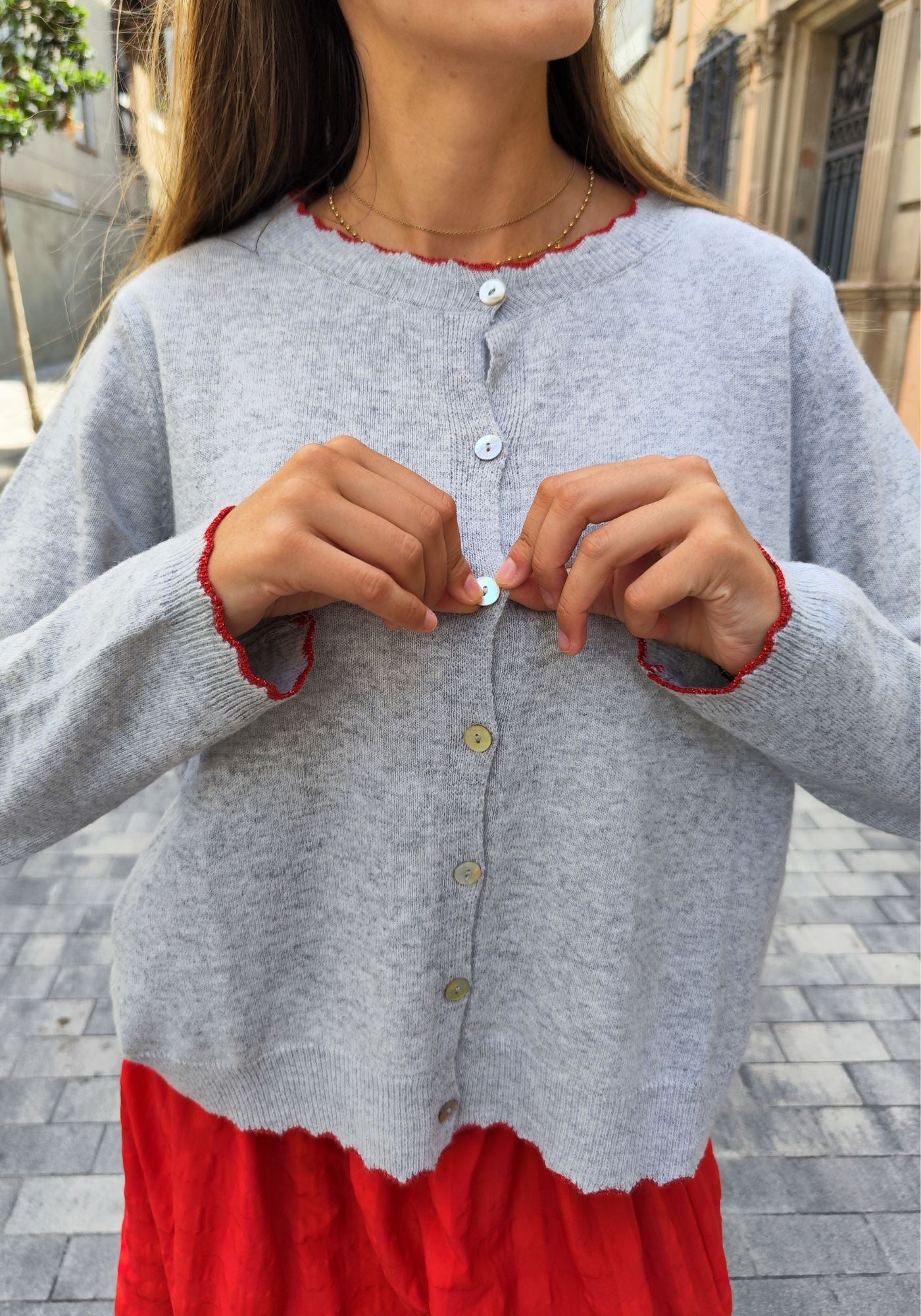 Peppy Gray Cardigan