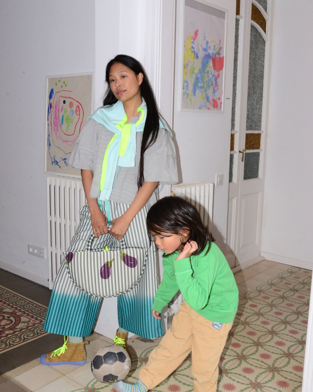 Pantaloni Bomba Cachi