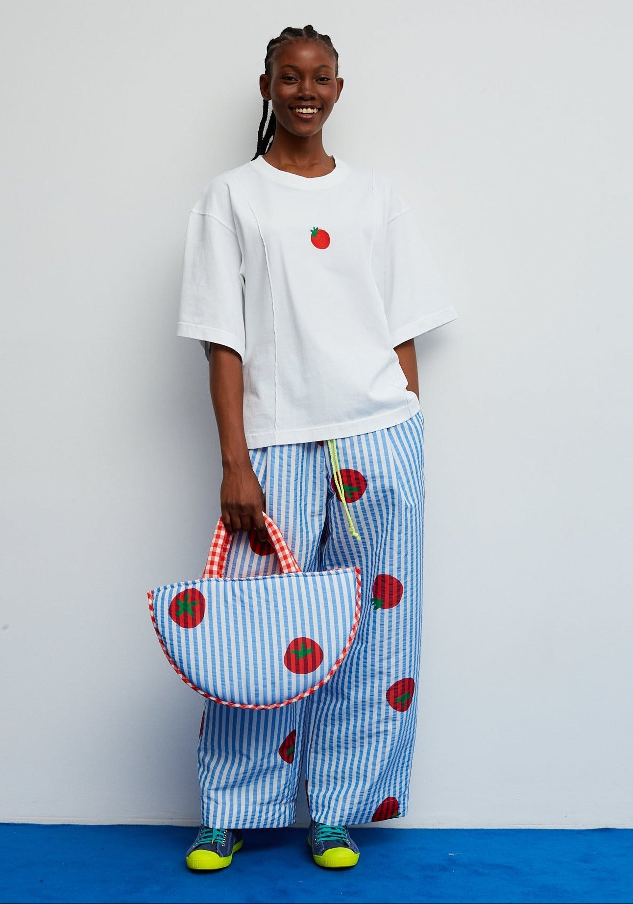 Bite-T-Shirt in Weiß