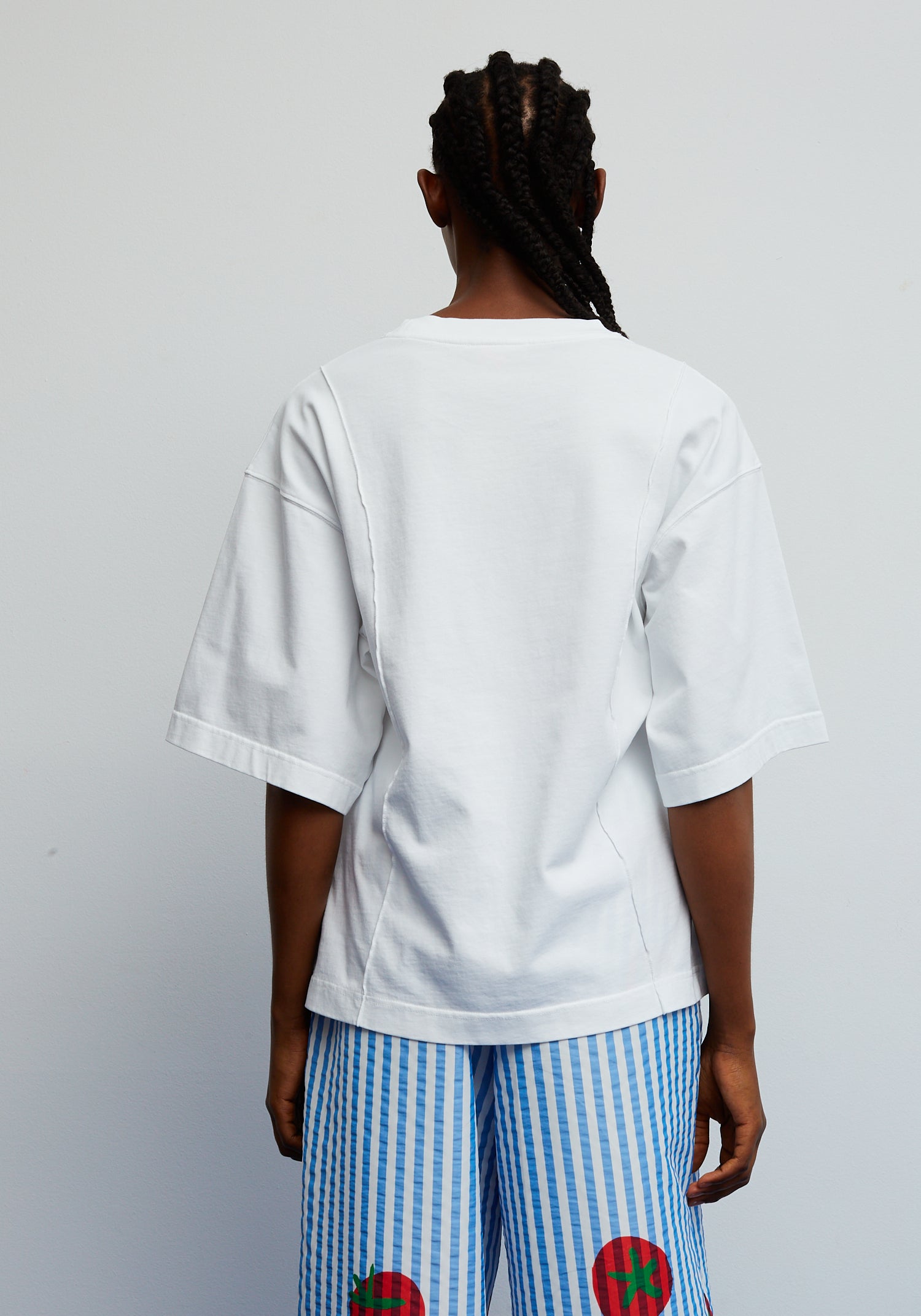 Bite-T-Shirt in Weiß