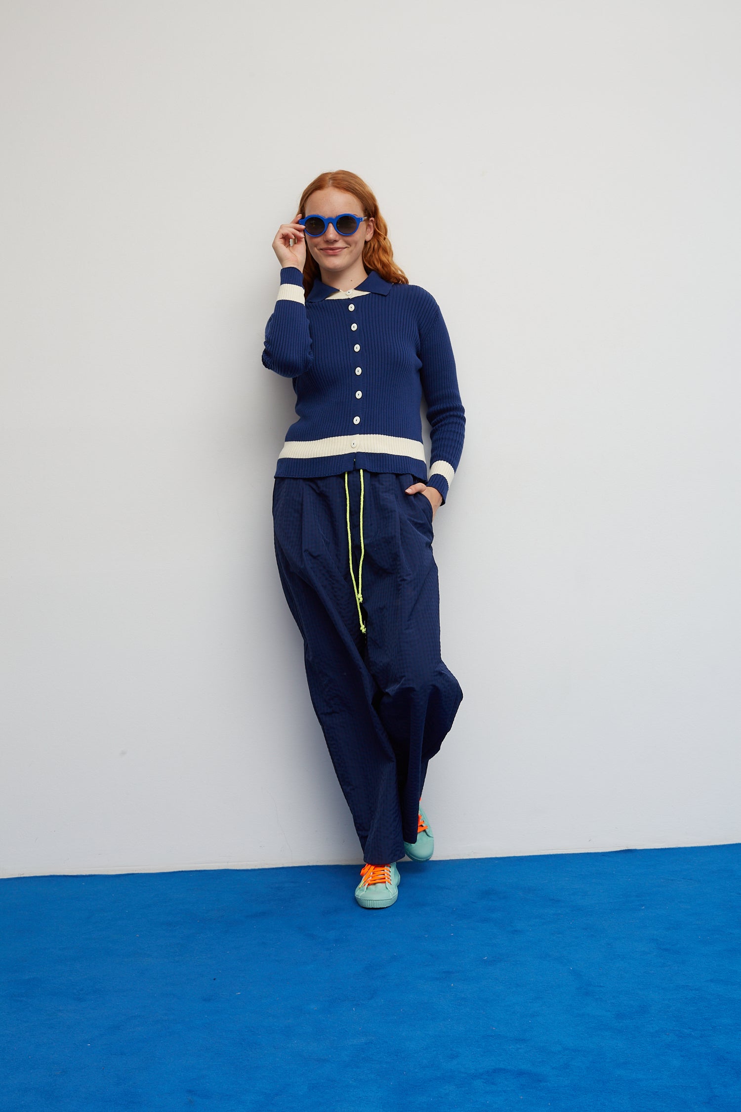 Cardigan Gaseosa Azul