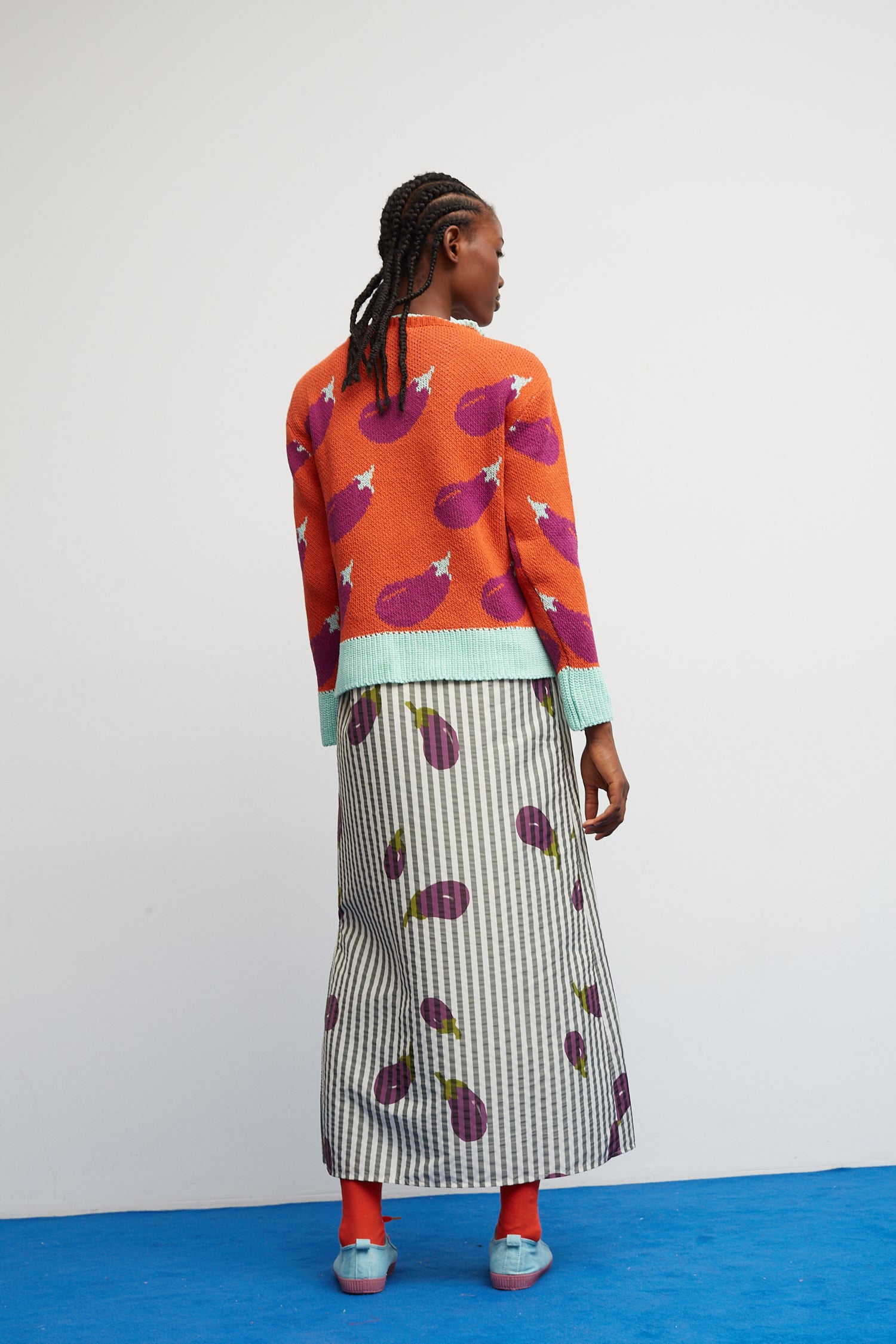 Maglia Melanzane Terracotta