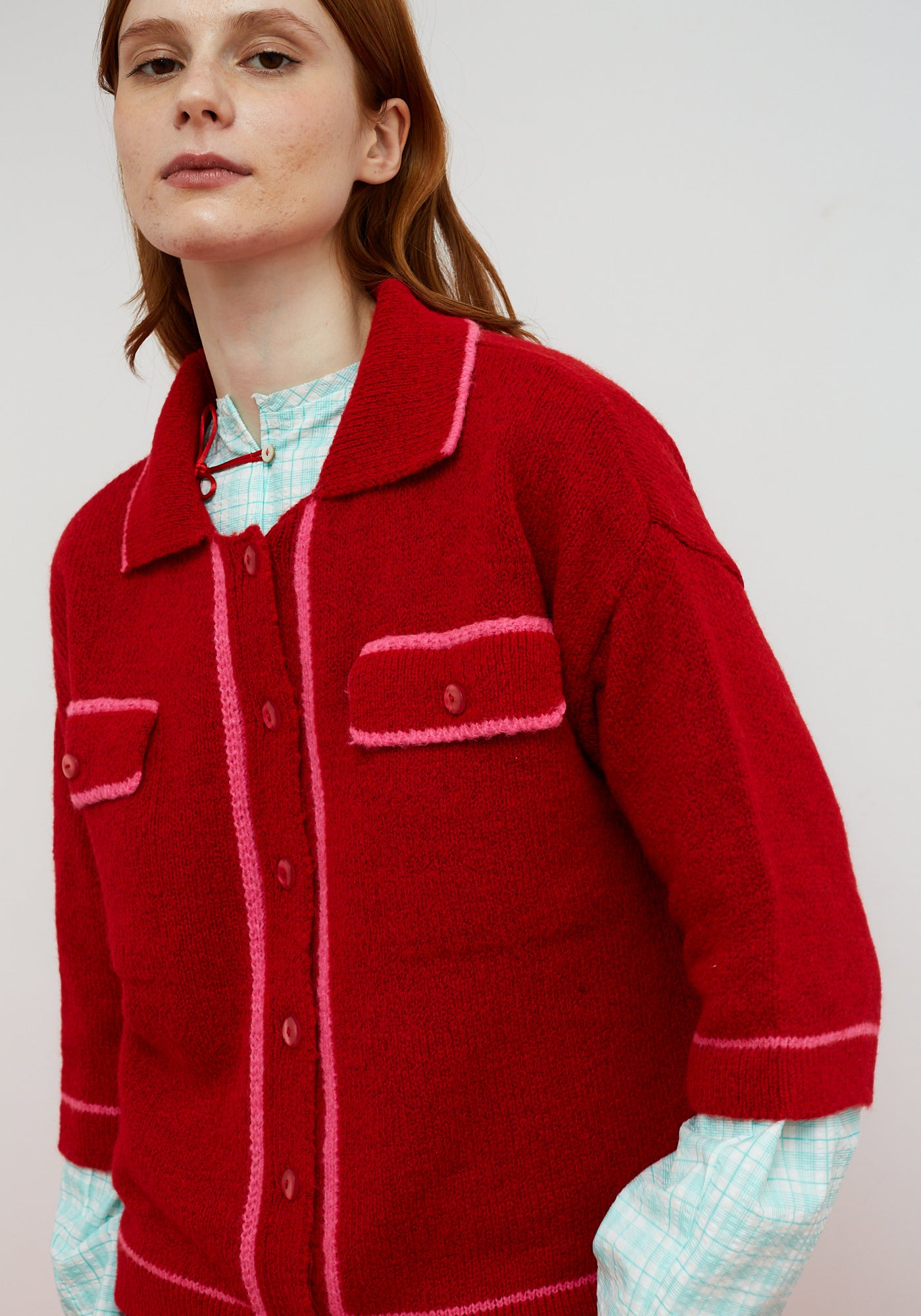Cardigan Hope Rouge
