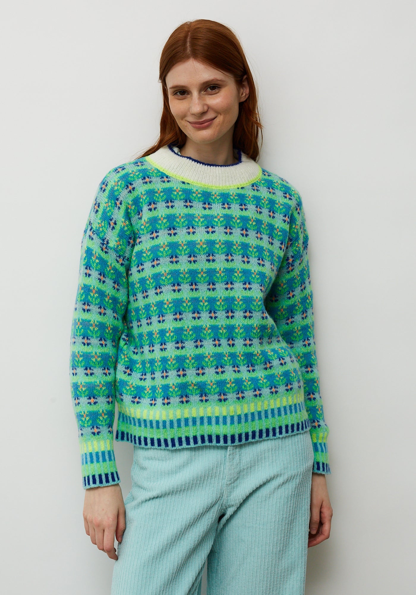 Jersey Blossom Blau