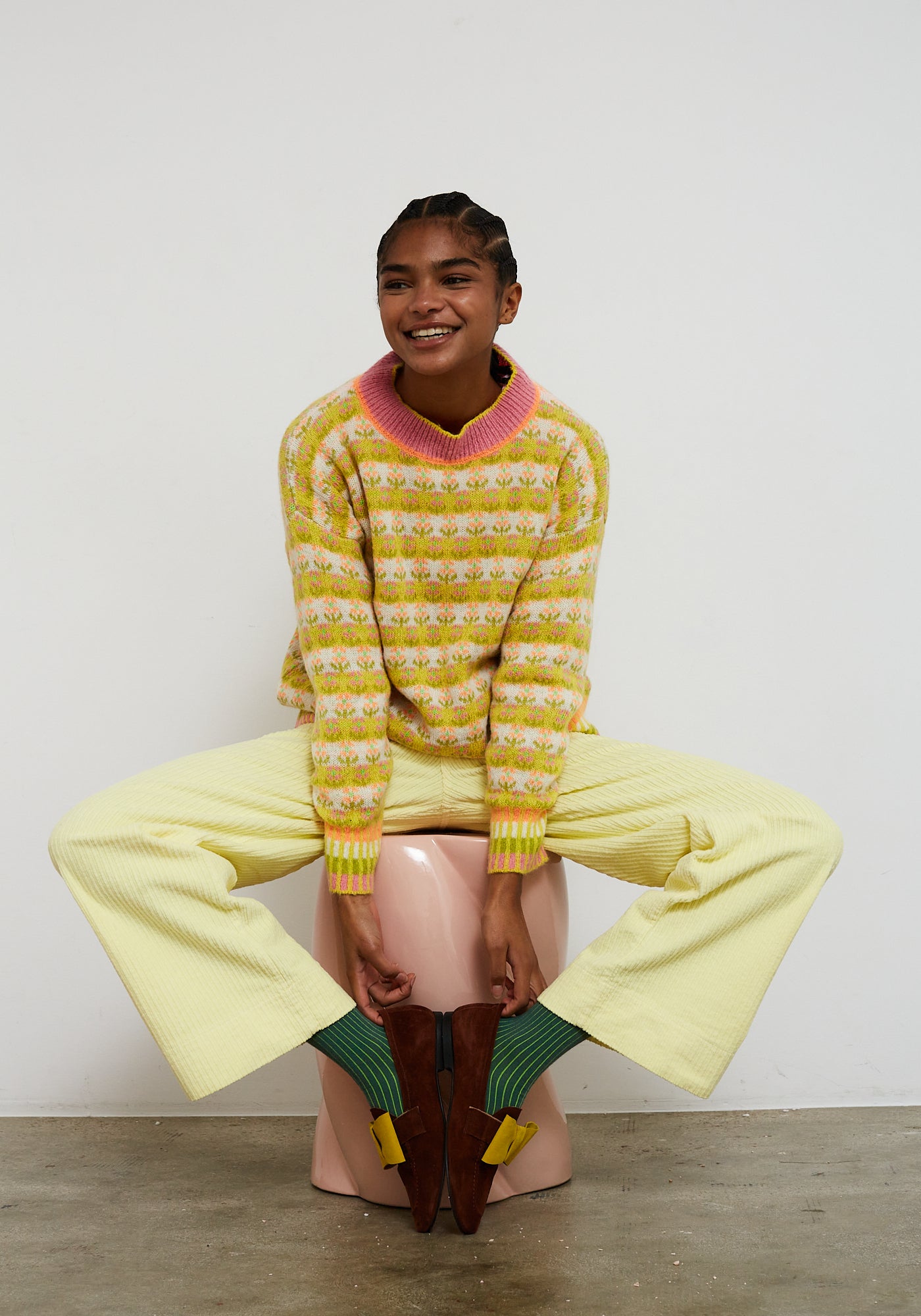 Yellow Blossom Sweater