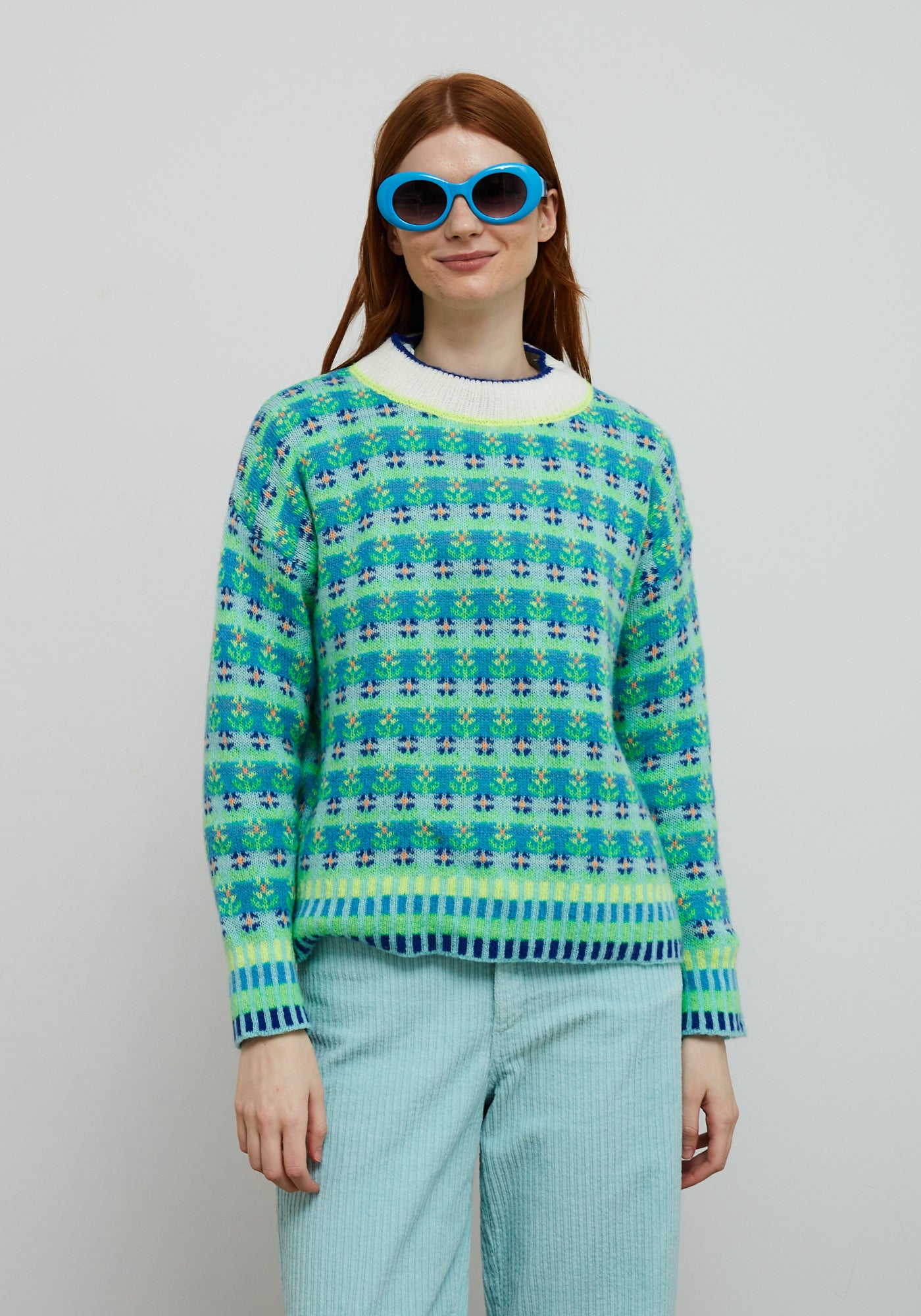 Jersey Blossom Blau