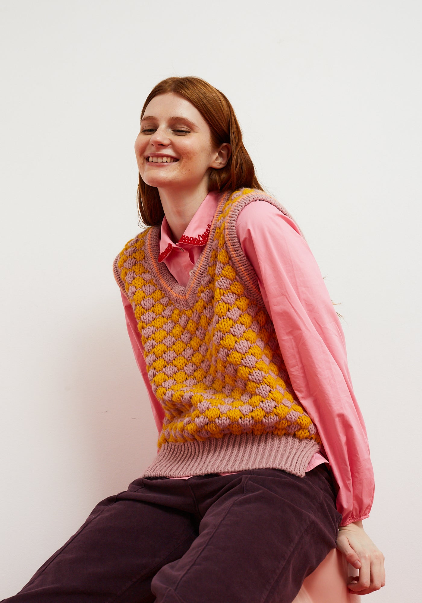 CrissCross Pink Vest