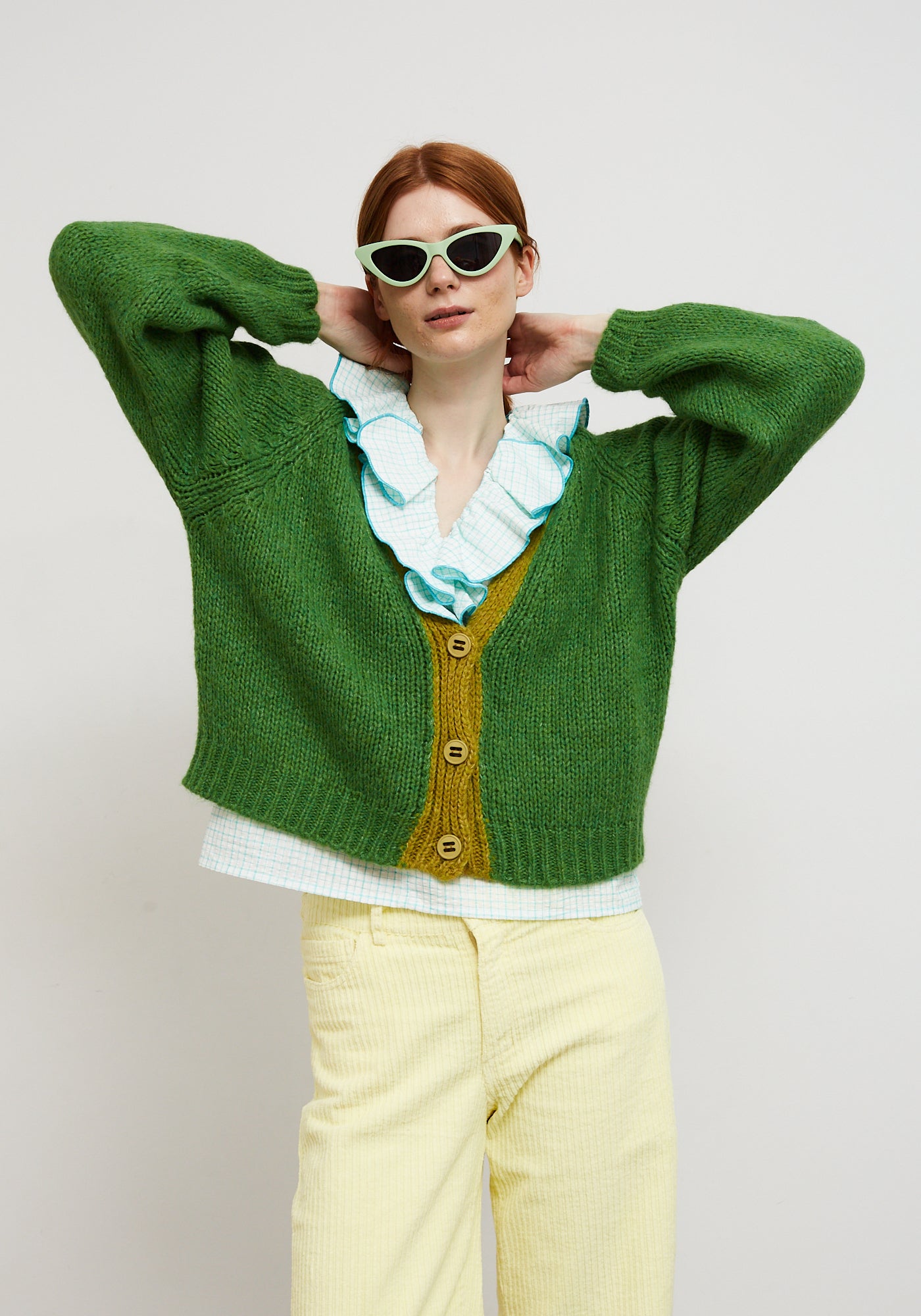 Cardigan Cocoon Vert
