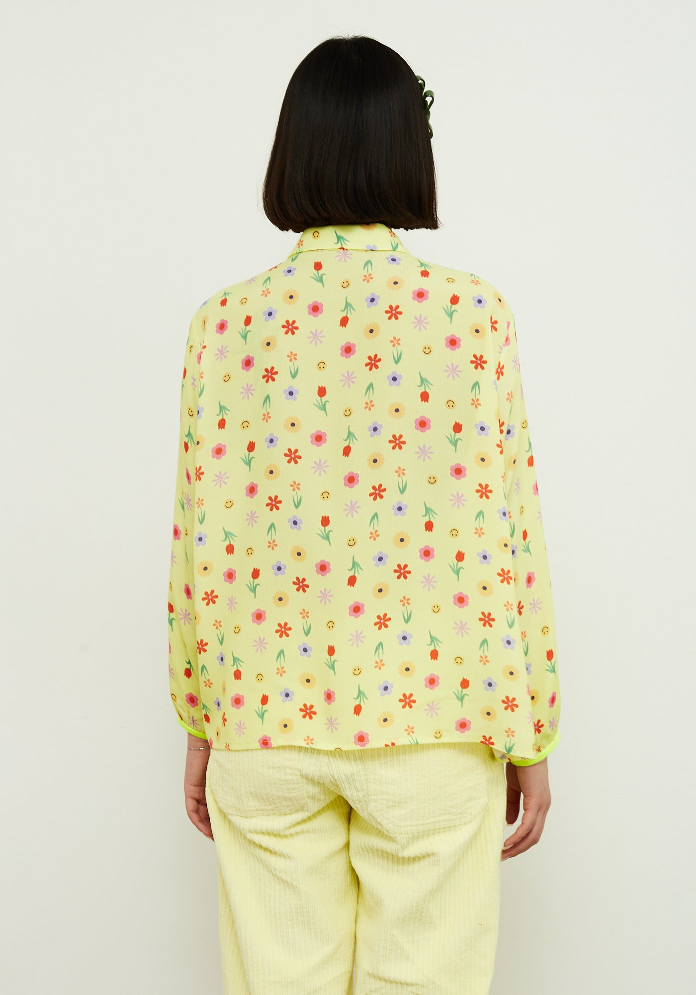 Camisa Flor Amarillo