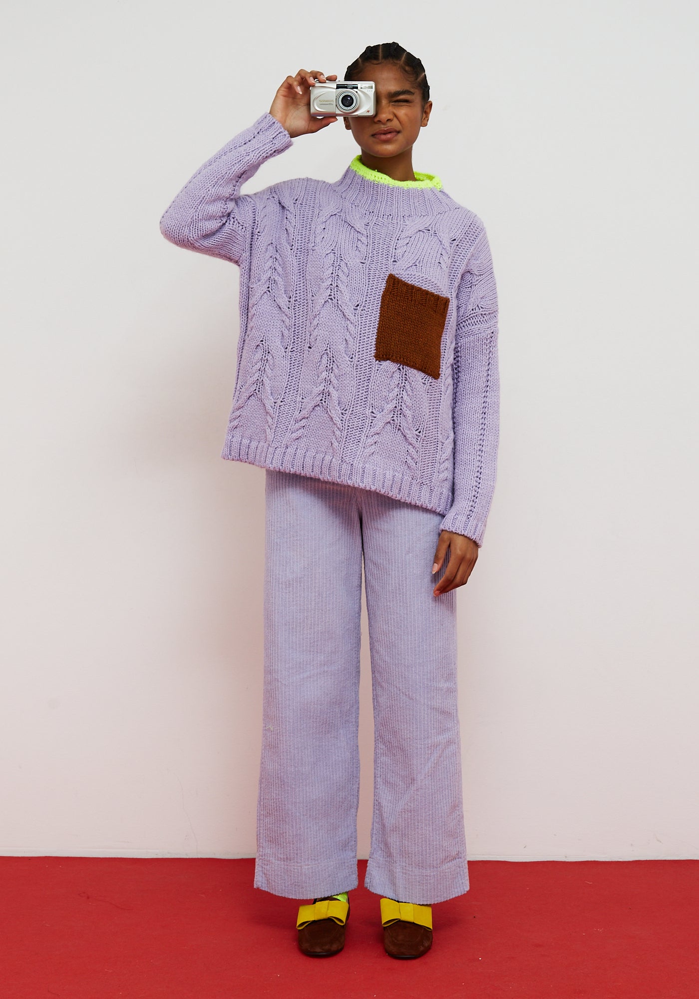 Jersey Waffle Purple