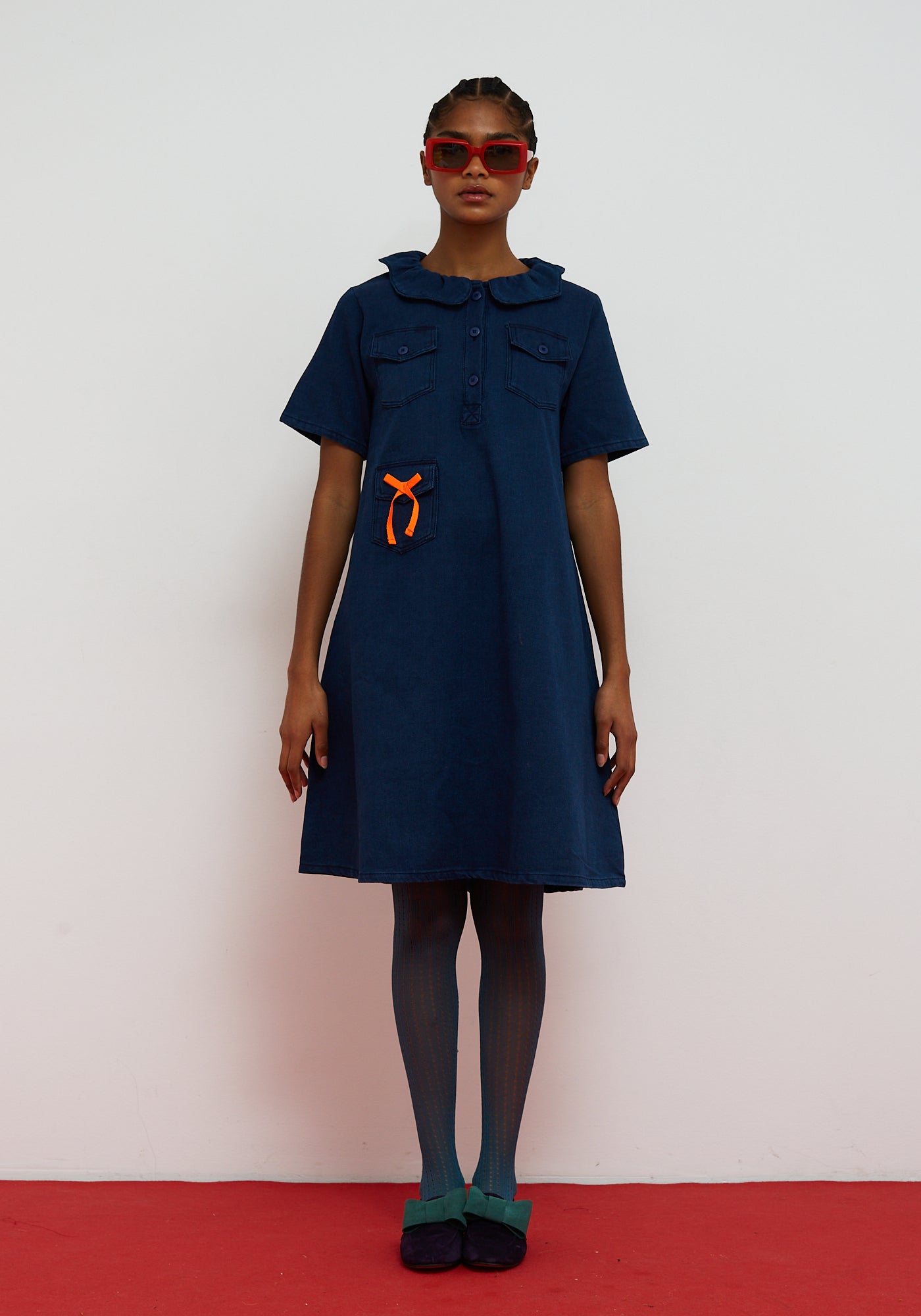 Kleid Glimpse Blau