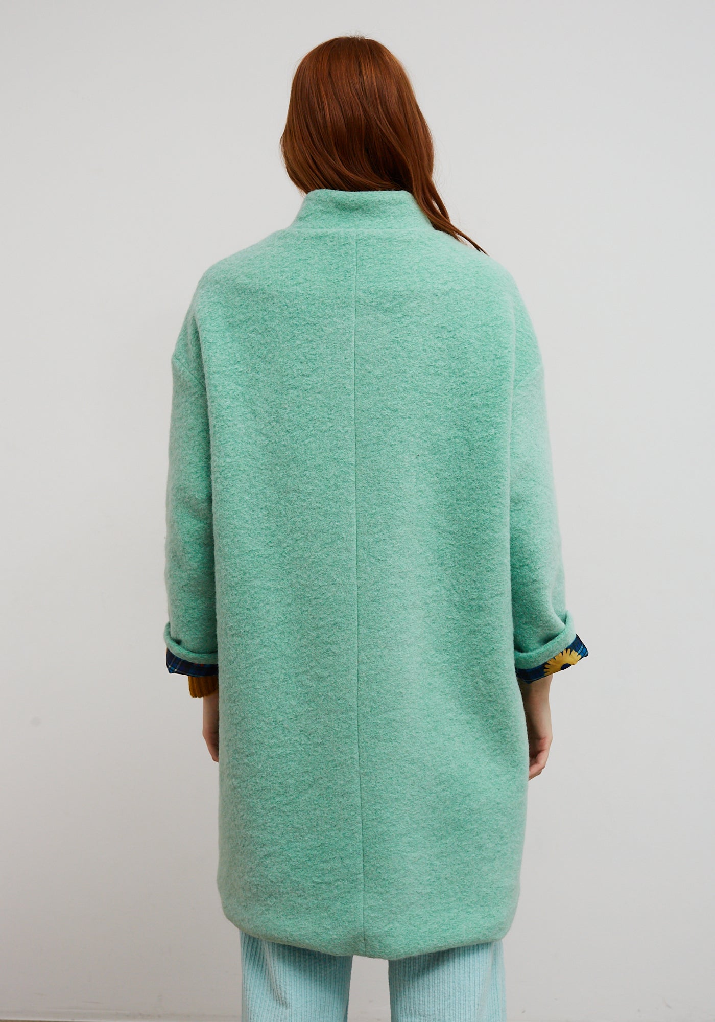 Manteau Como Bleu Vert d'eau