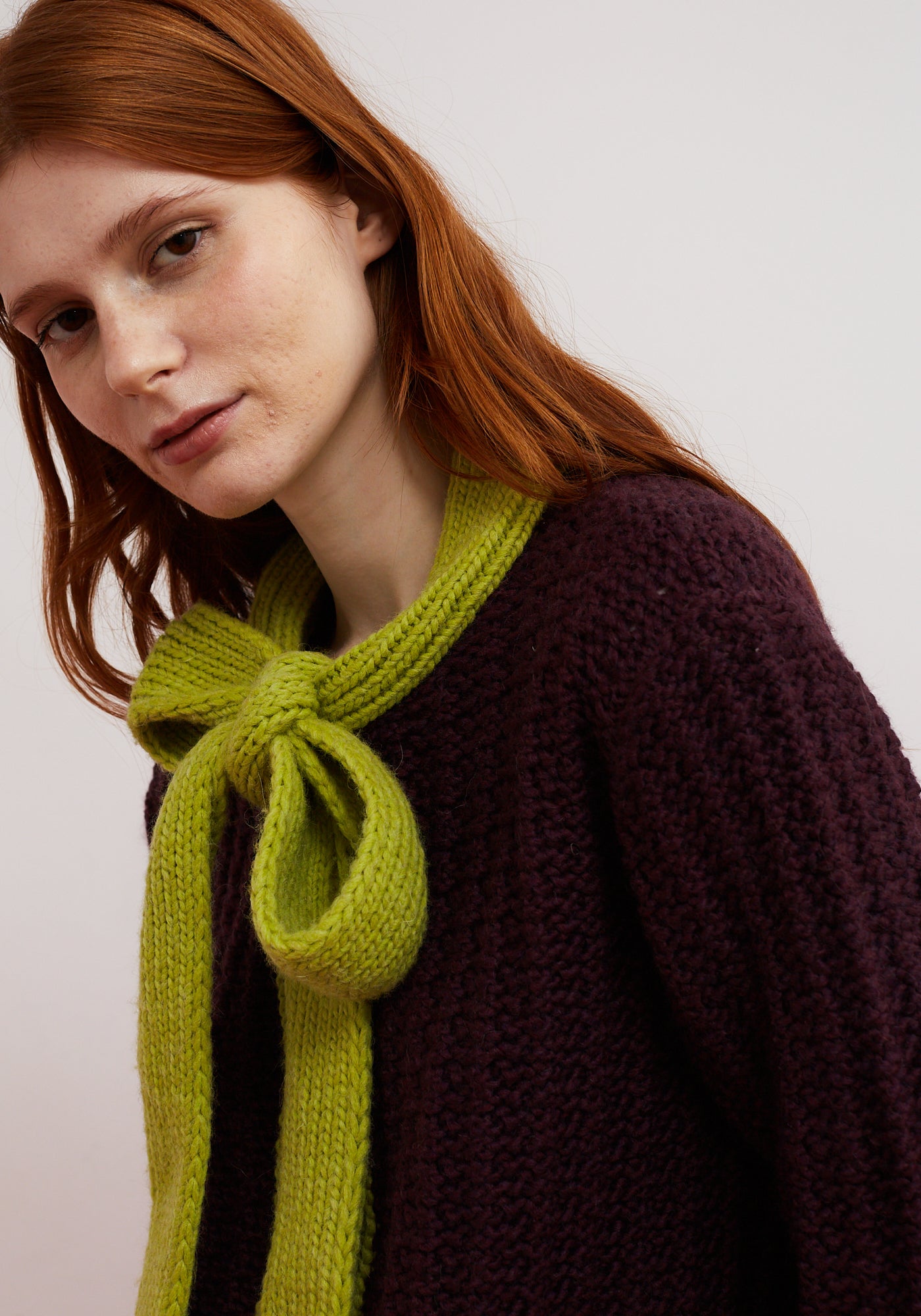 Cardigan Grace Berenjena