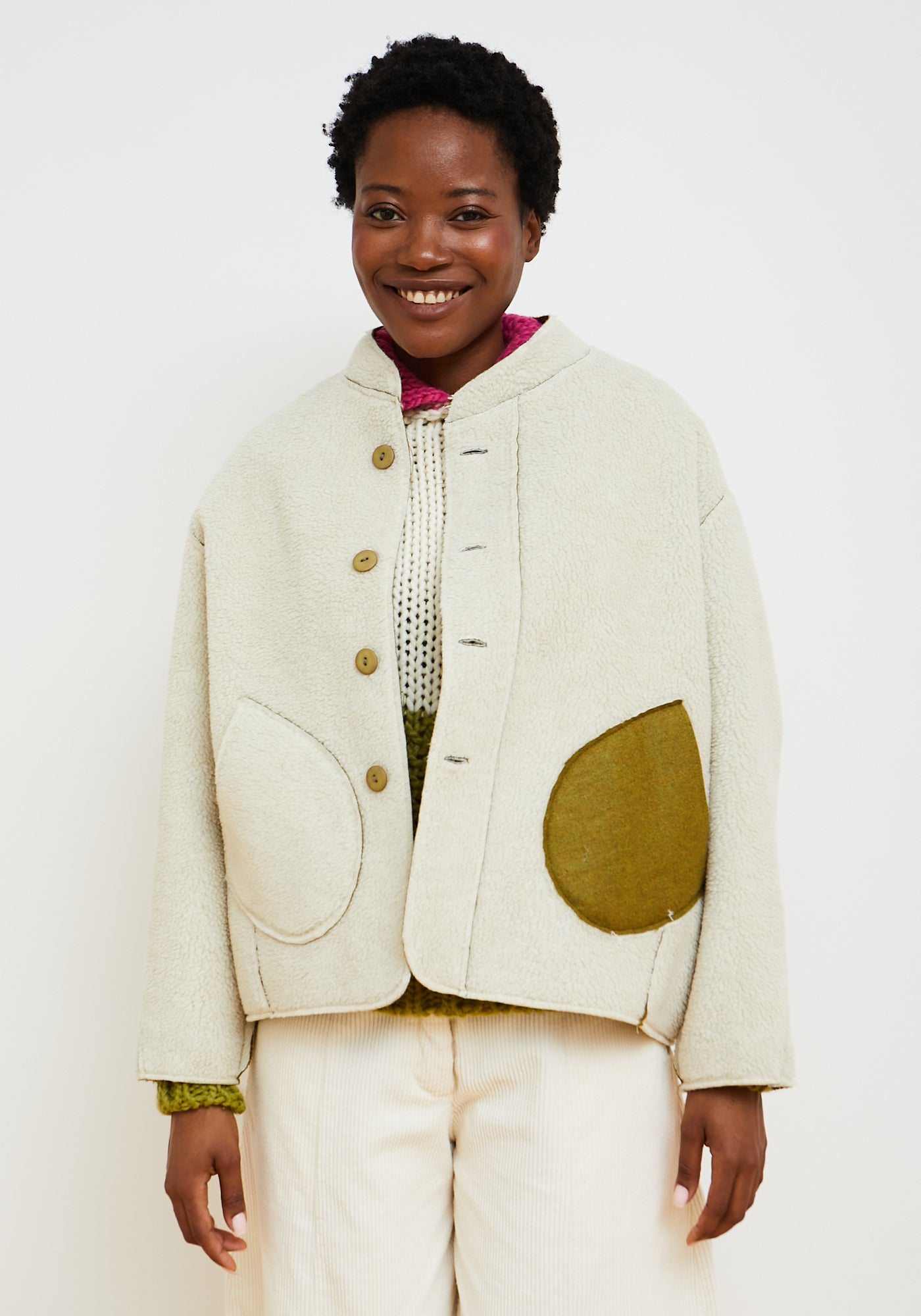 Chaqueta Reversible Verde