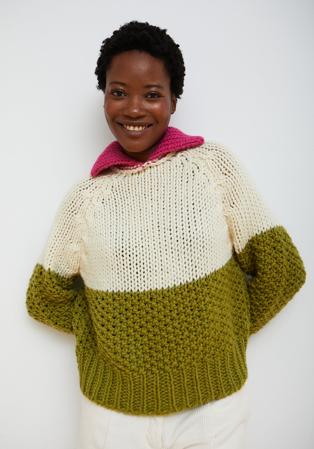 Glase Pullover Pistazie