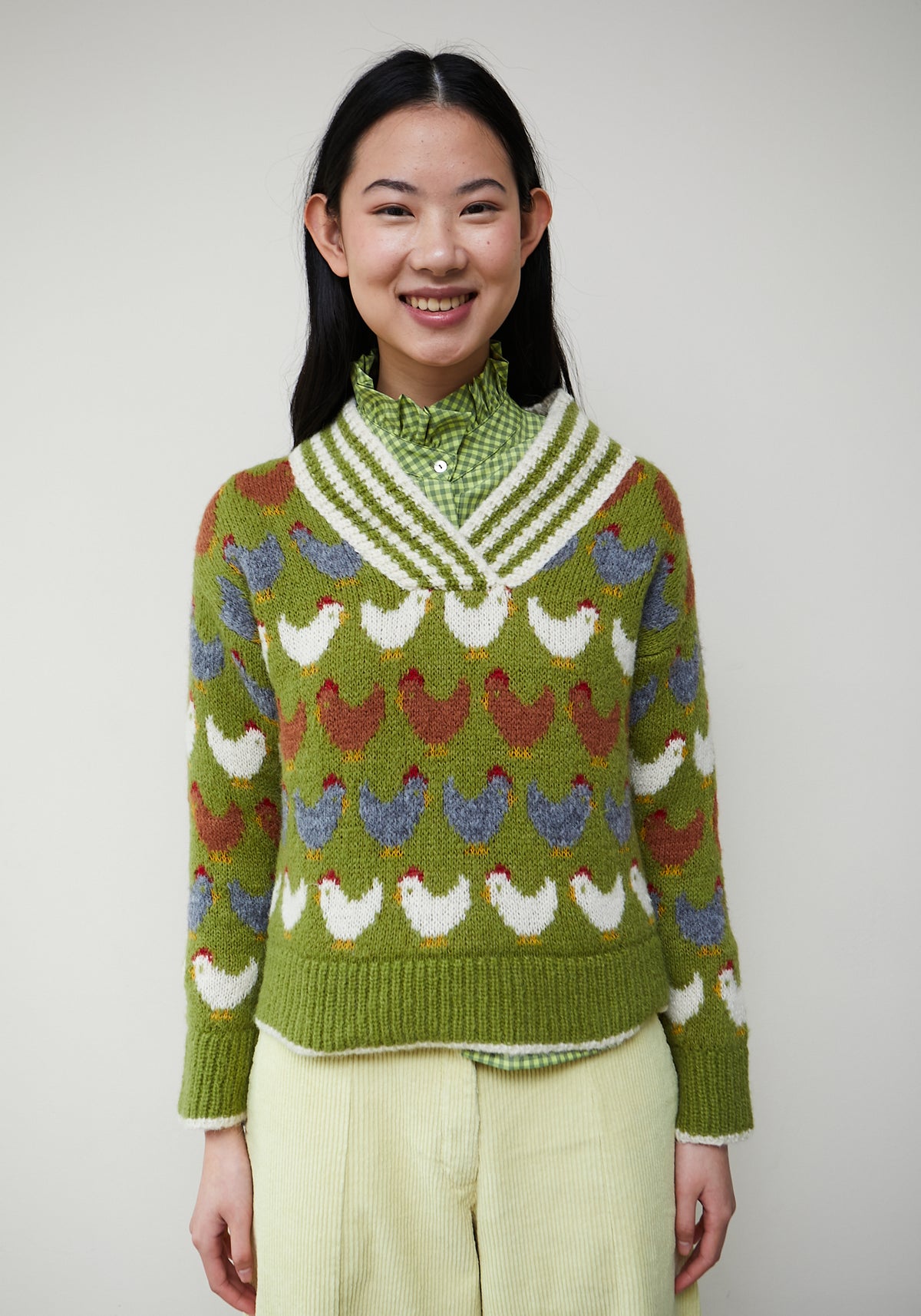 Green Chirp Sweater