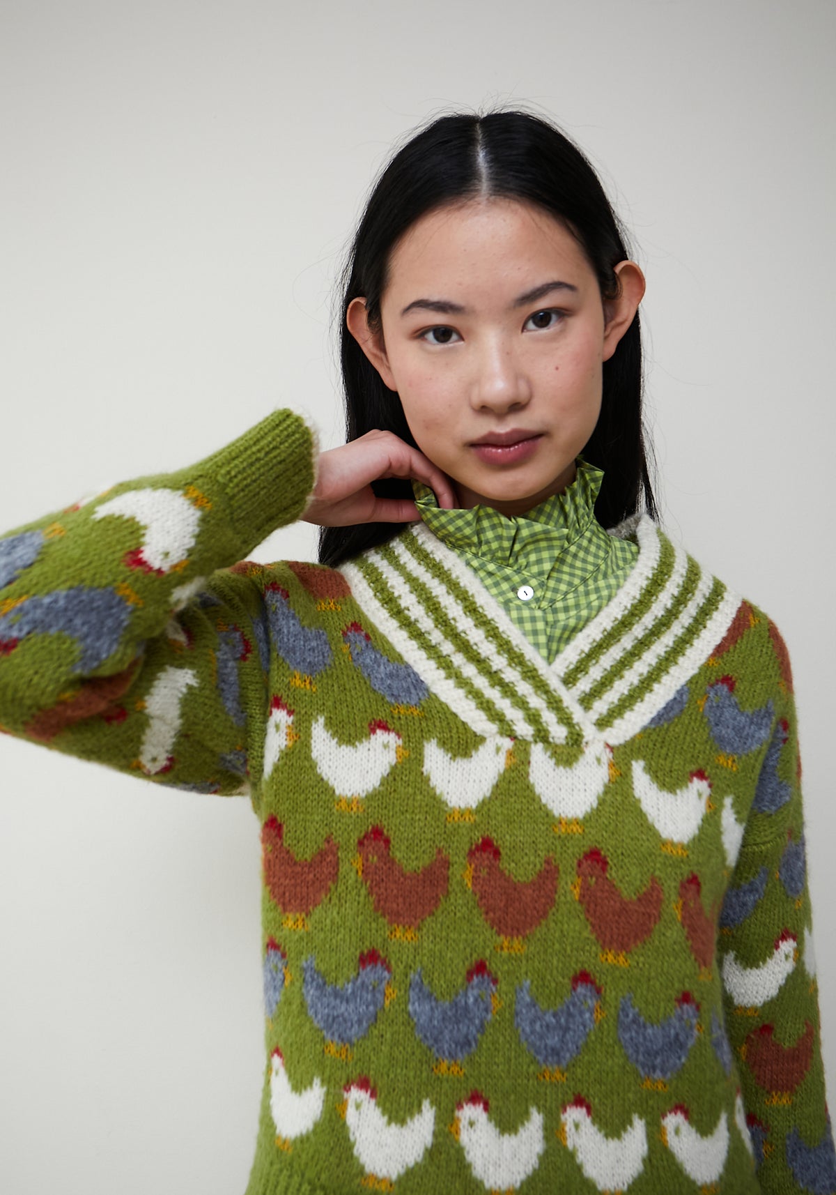 Green Chirp Sweater