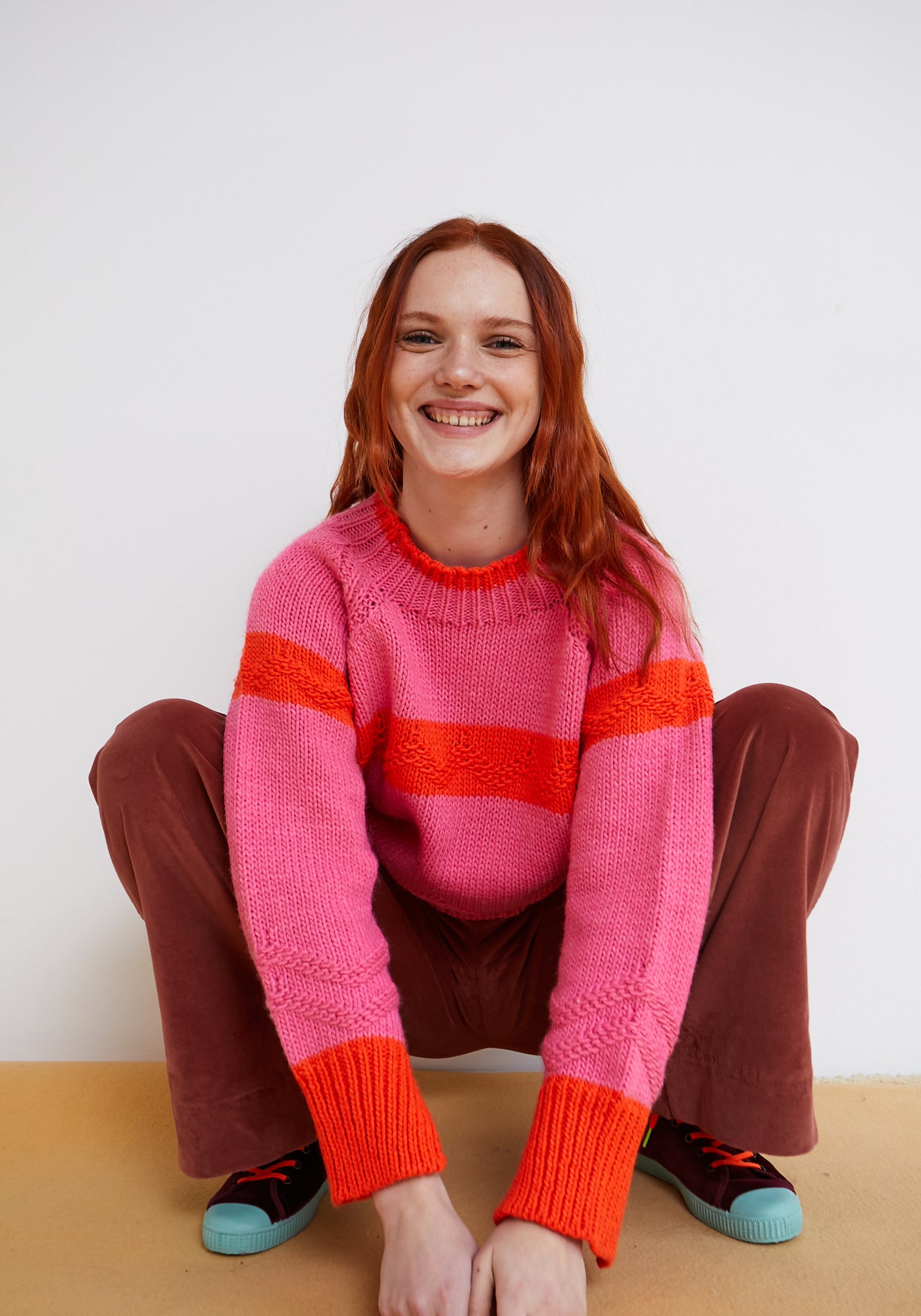 Maglia Caramello Rosa