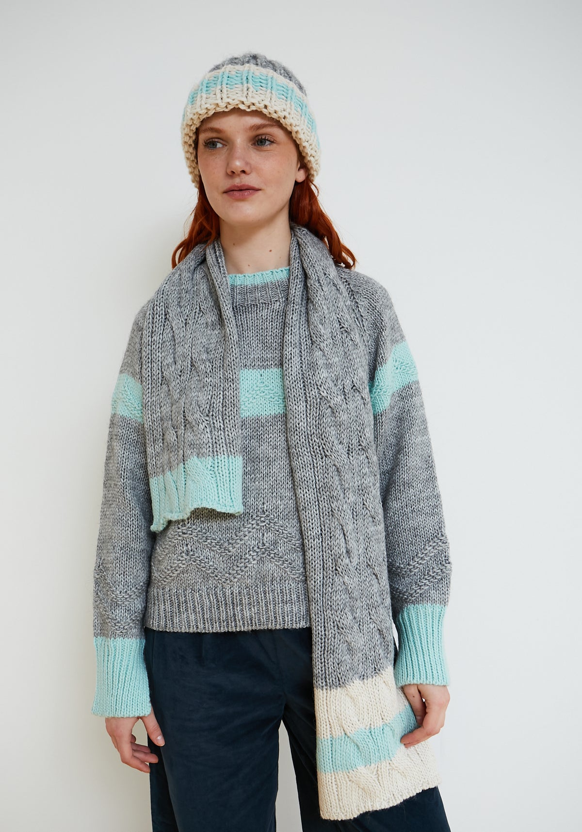 Bufanda Confetti Gris