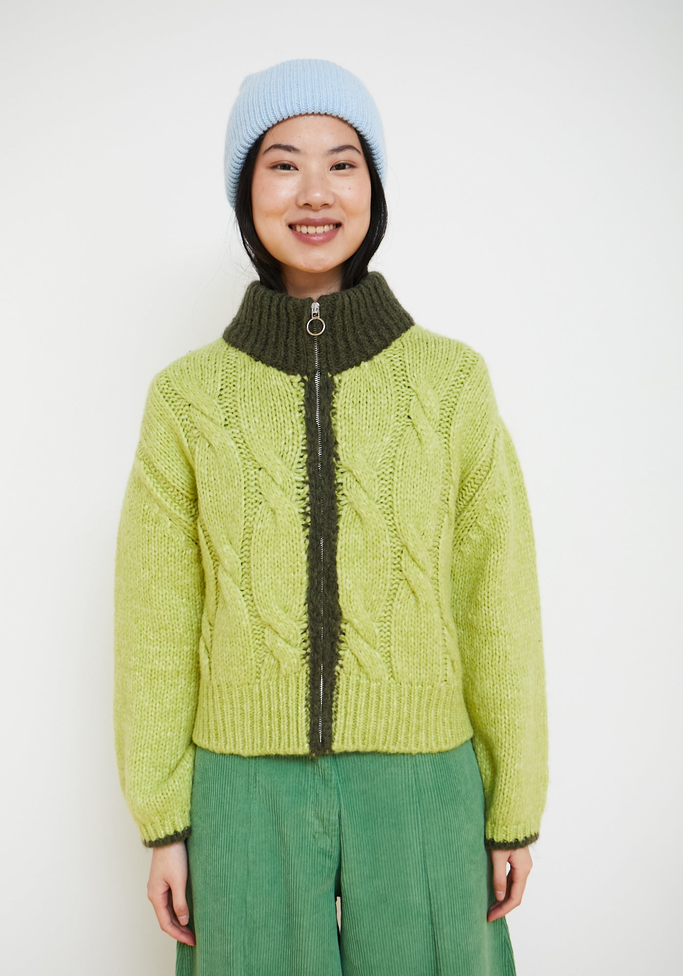 Green Jammy Cardigan