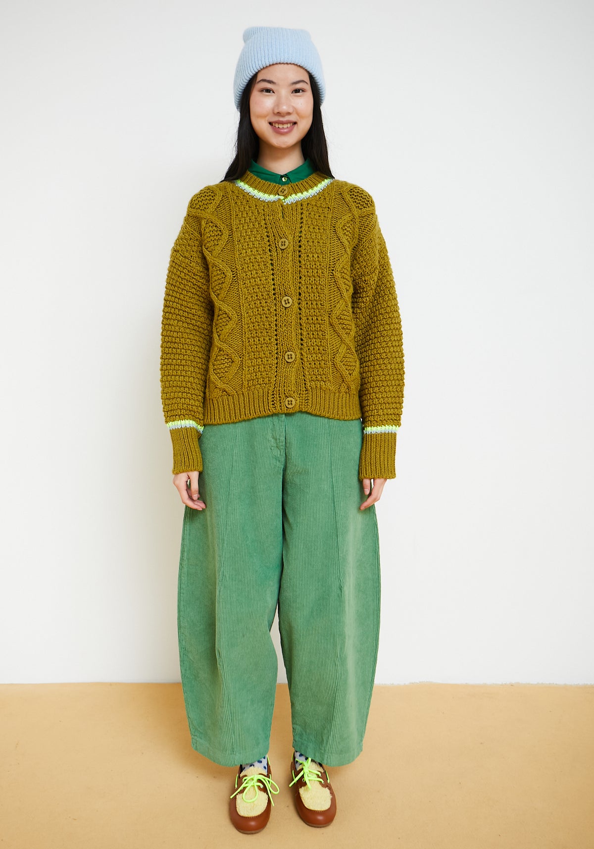 Pistachio Meadow Cardigan