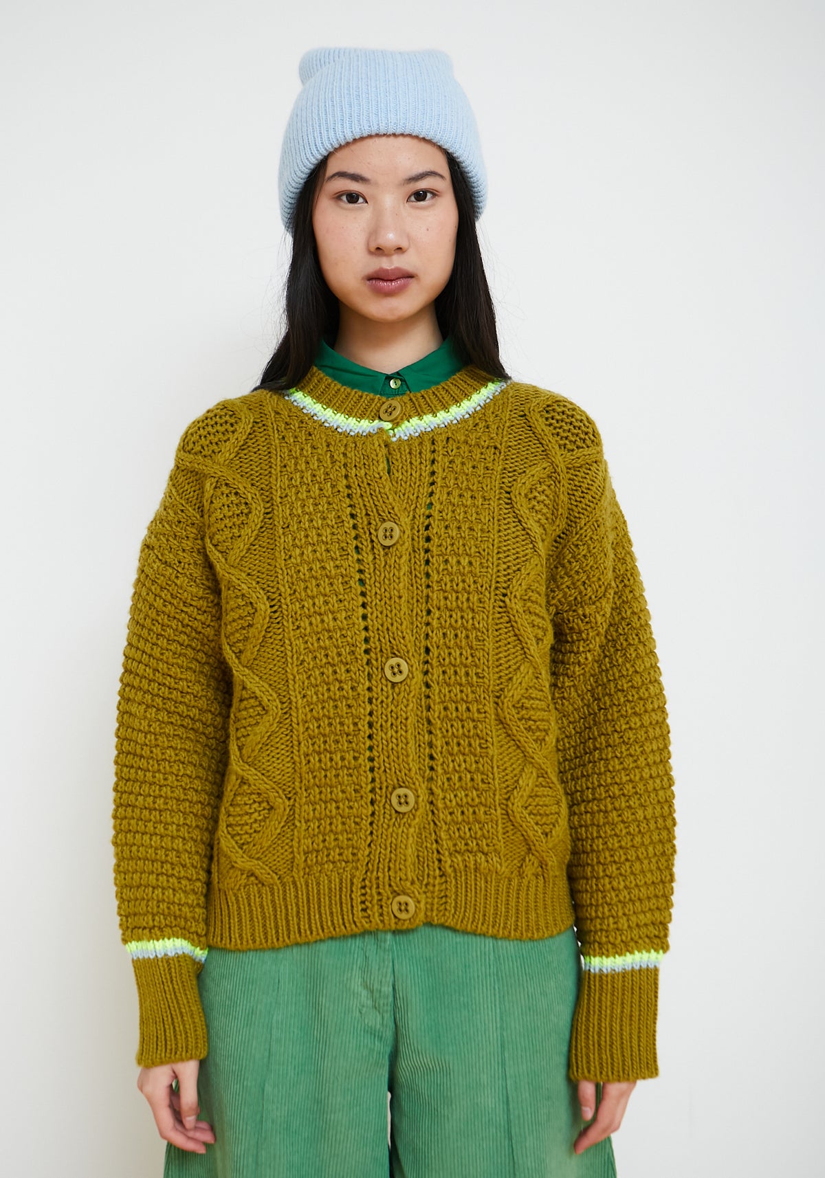 Pistachio Meadow Cardigan