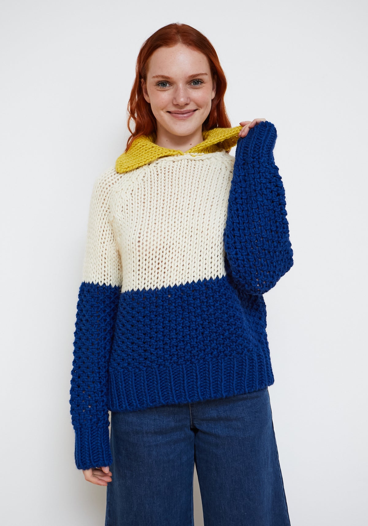 Glase Pullover Marineblau