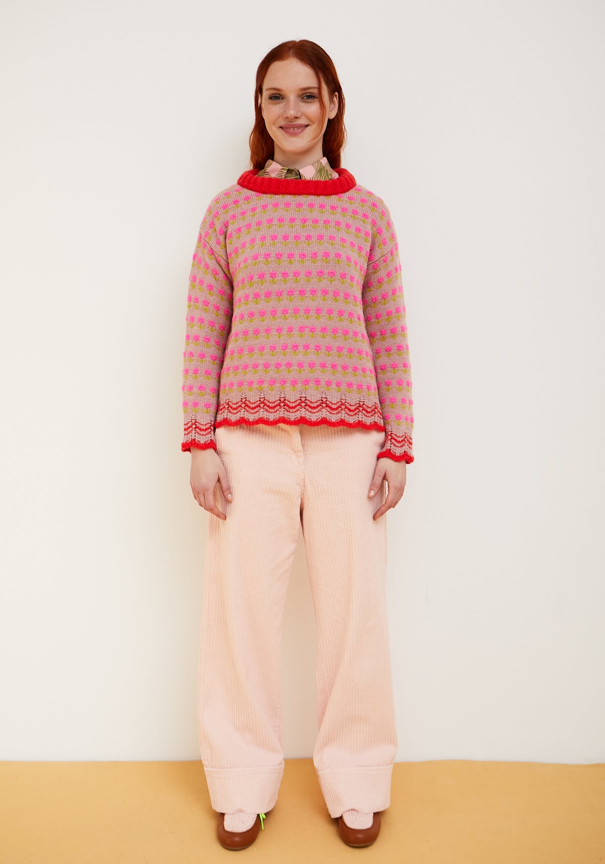 Pantalon Parchis Rosa