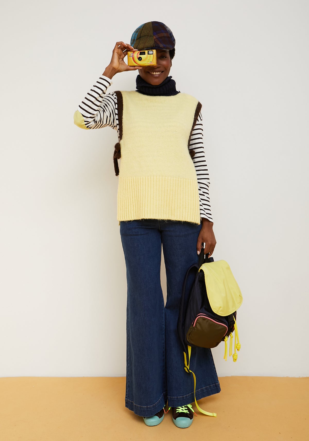Yellow Clue Sweater Vest