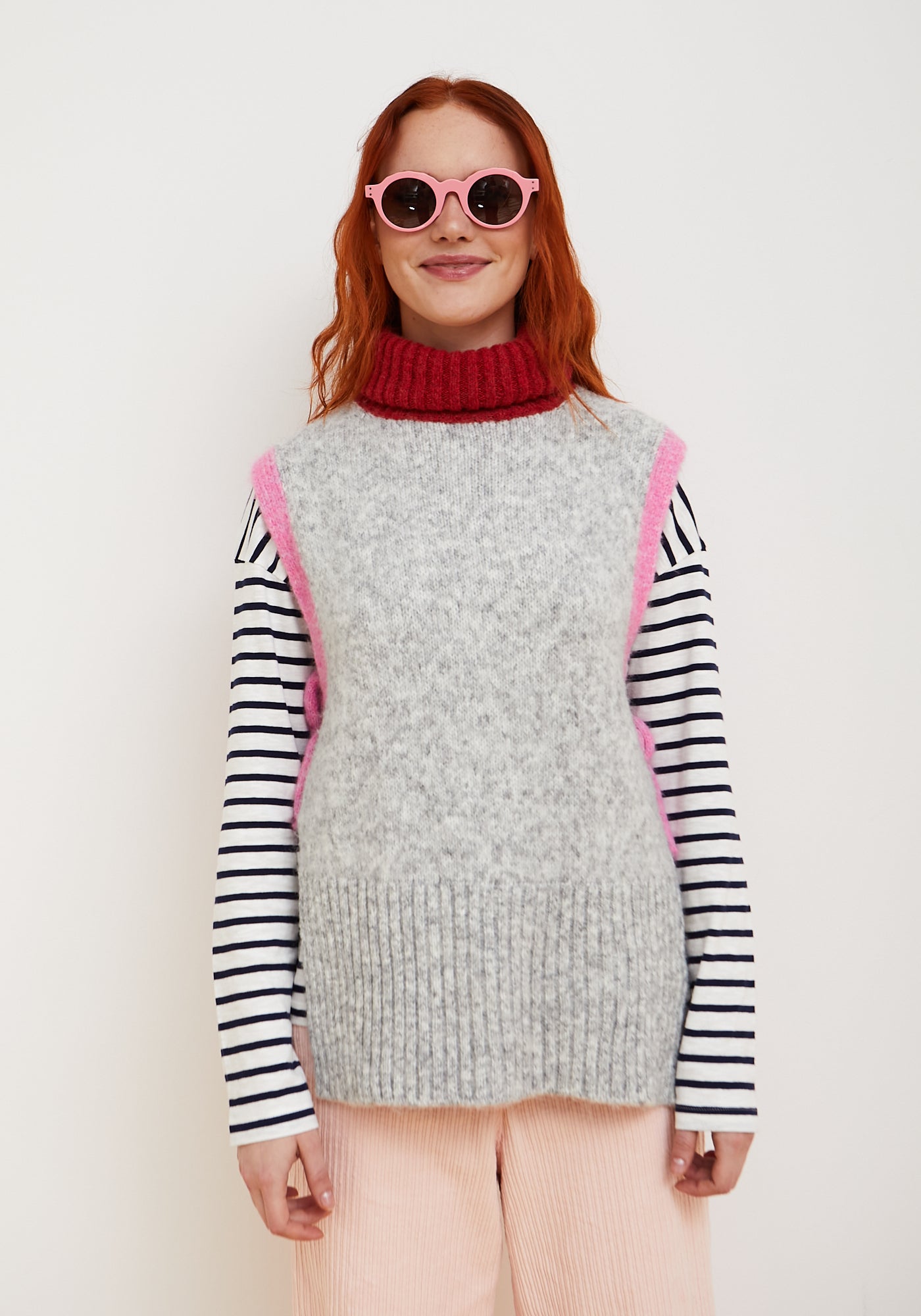 Grey Clue Sweater Vest