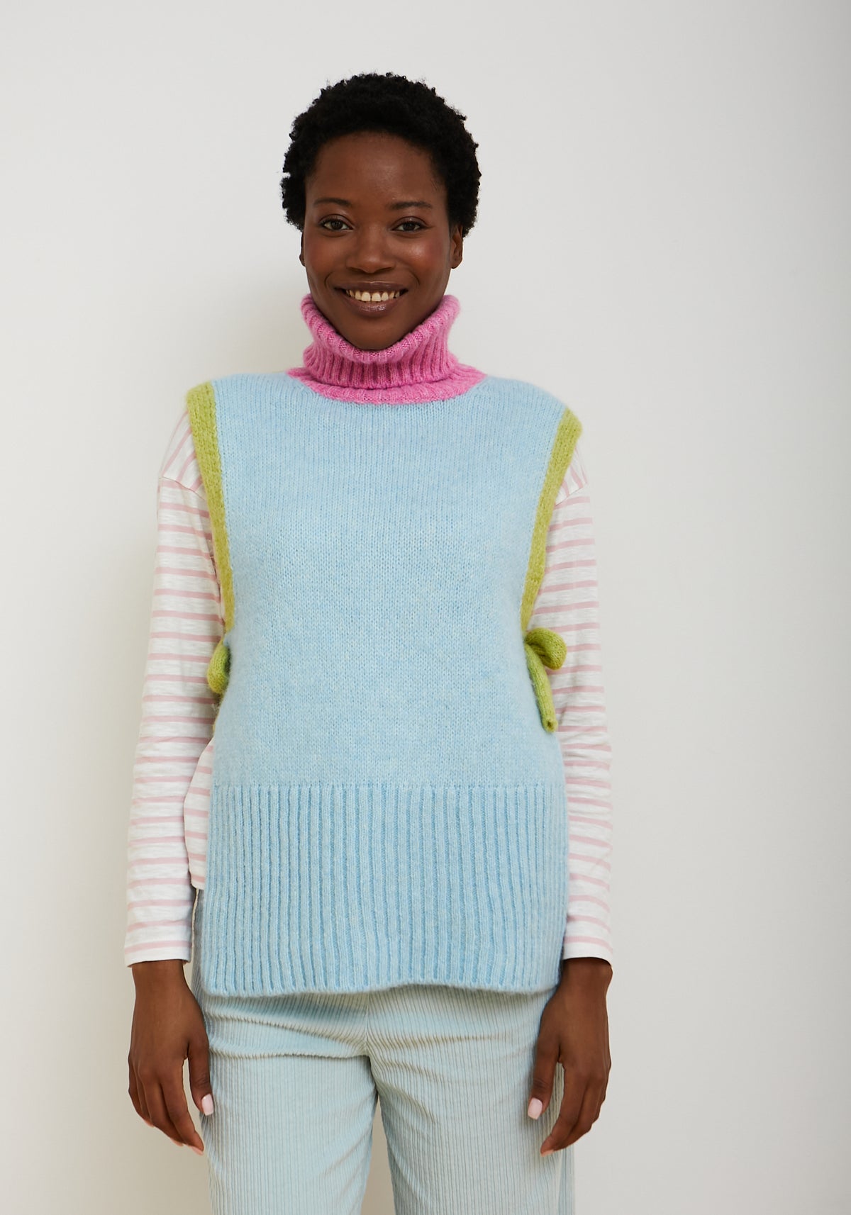 Sky Blue Clue Sweater Vest