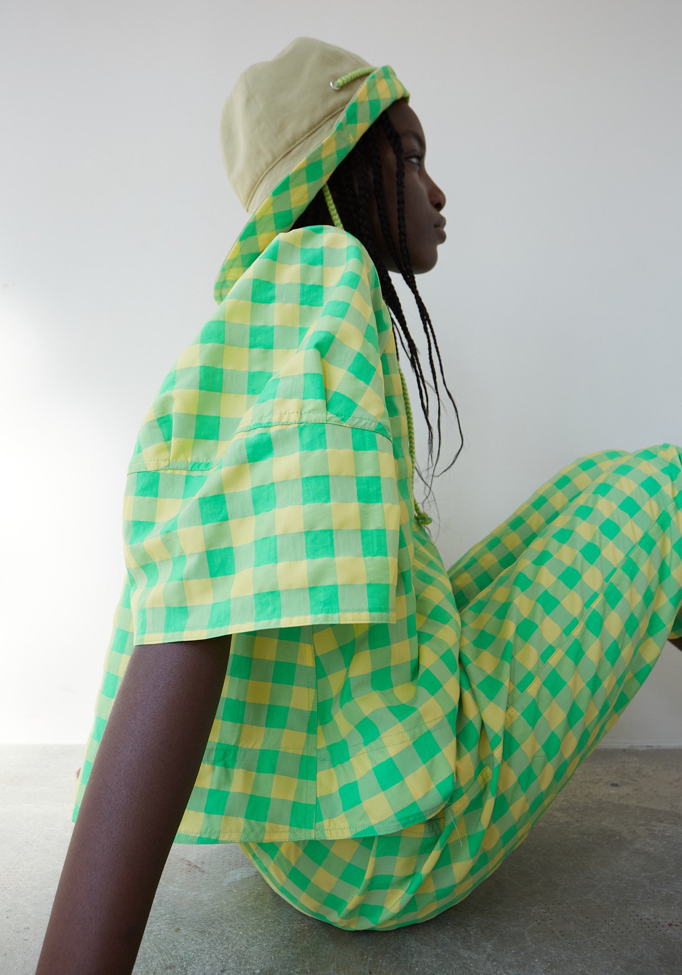 Gingham Asos Neon Yellow Dress Neon Rose Gingham Midaxi Dress In