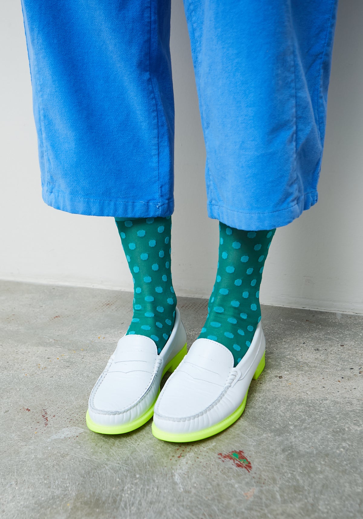 Calcetines PolkaDot Verde