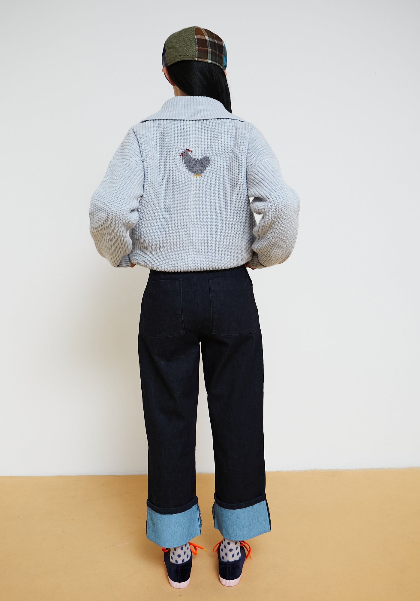 Pantalon Jenga Bleu