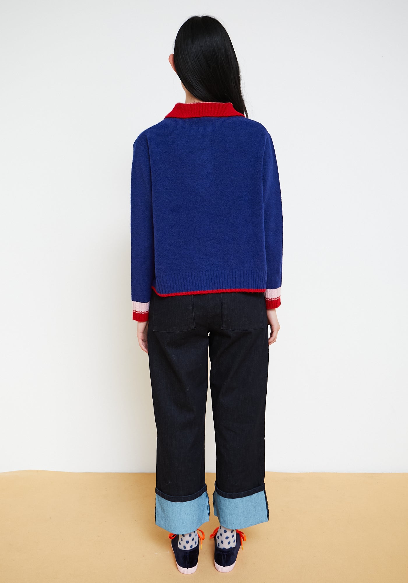 Pantalon Jenga Bleu