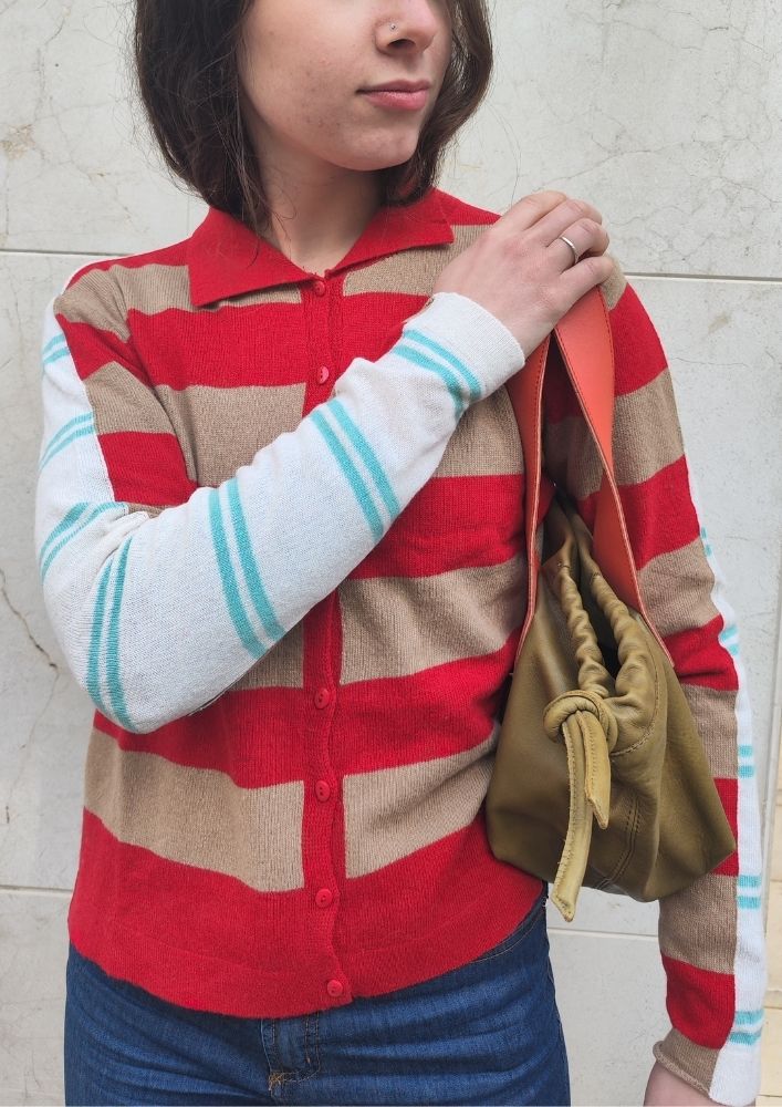 Roter Pepper-Cardigan