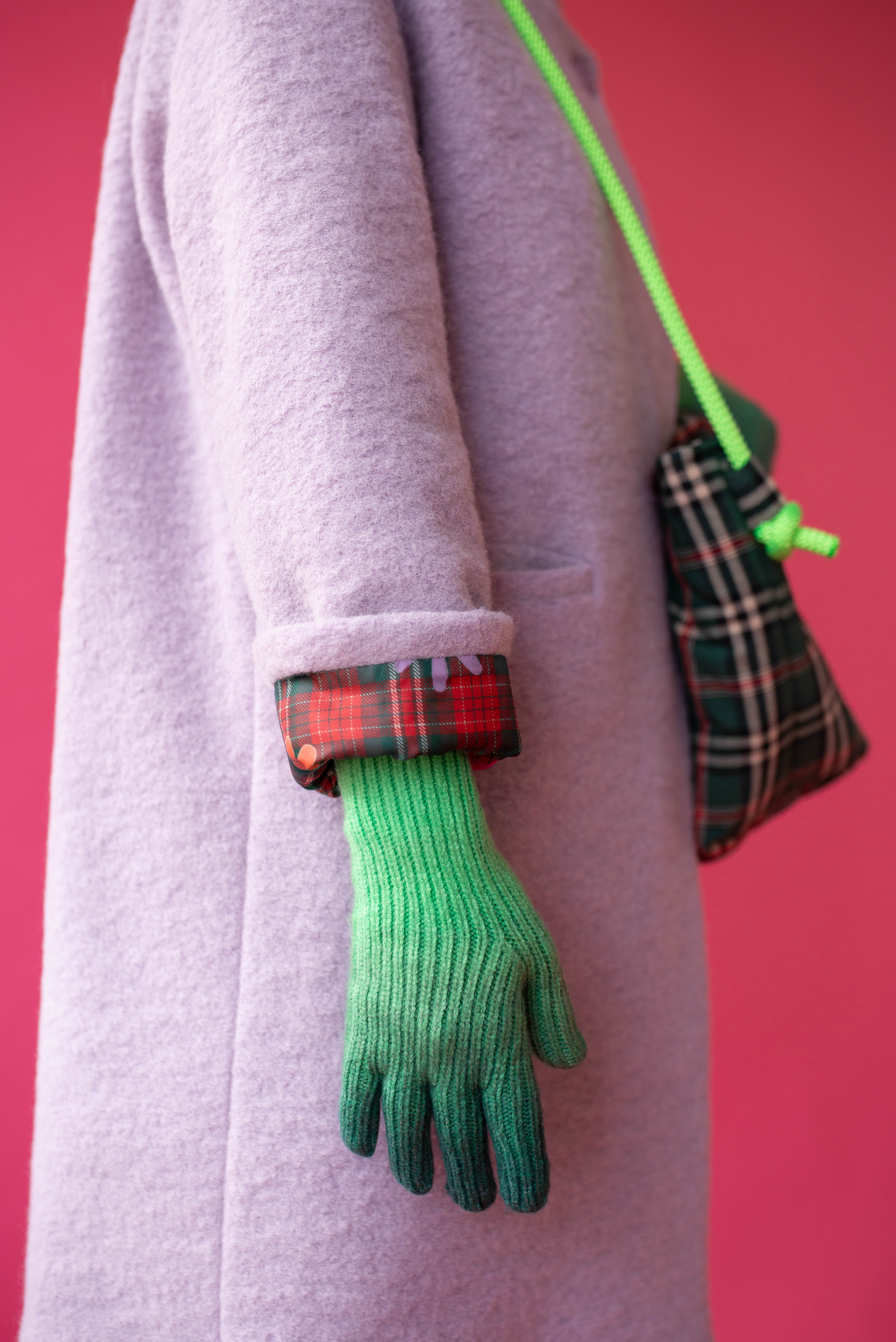 Gants dégradé vert