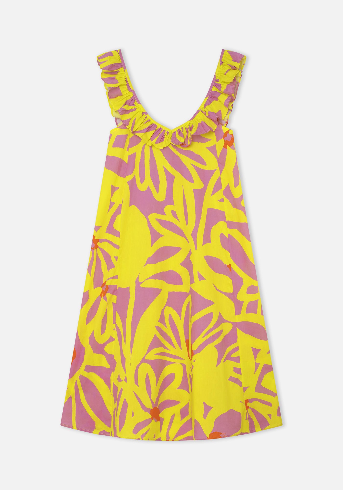 Vestito Parra Flores Giallo
