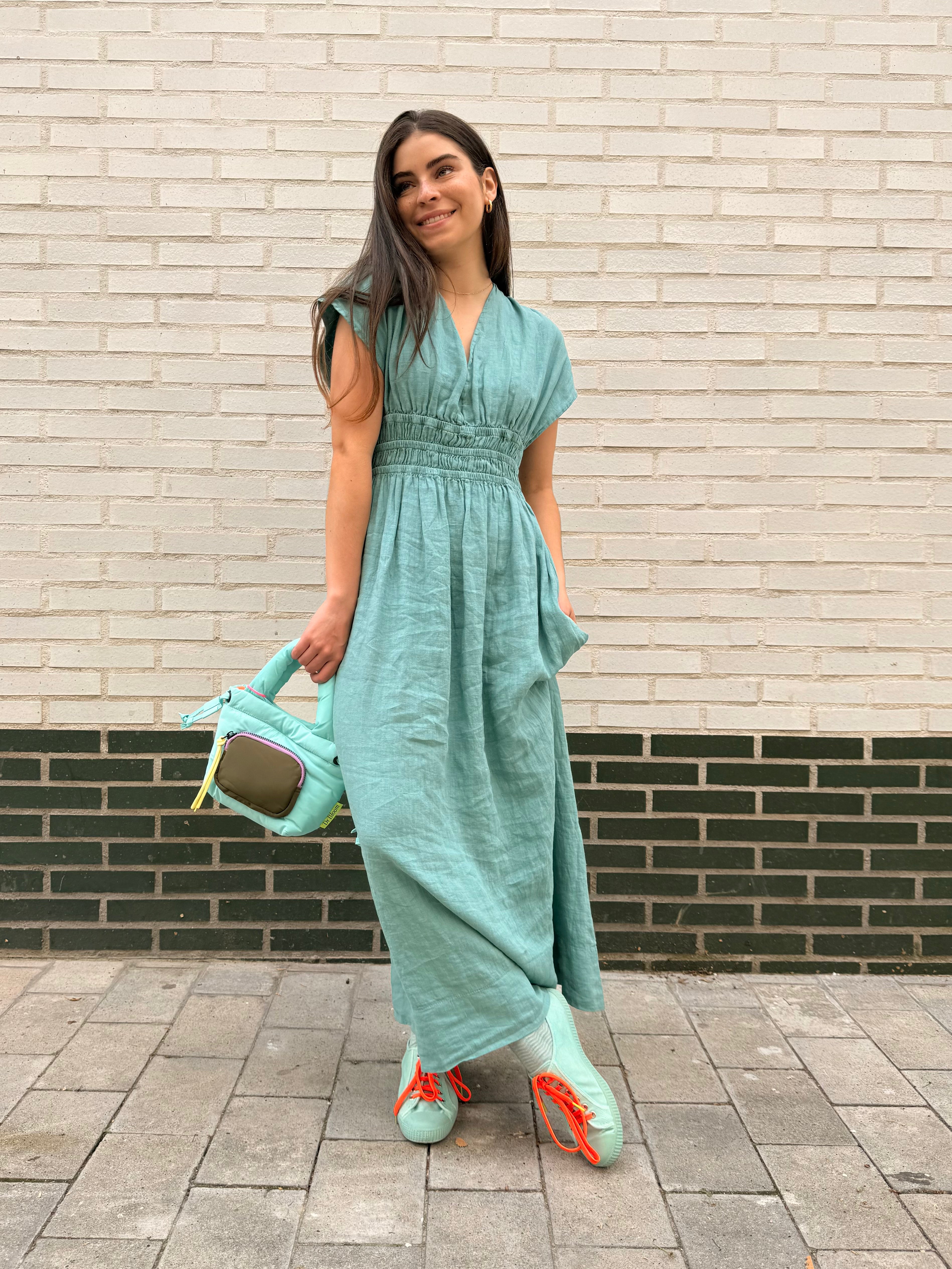 Green Caricias Dress