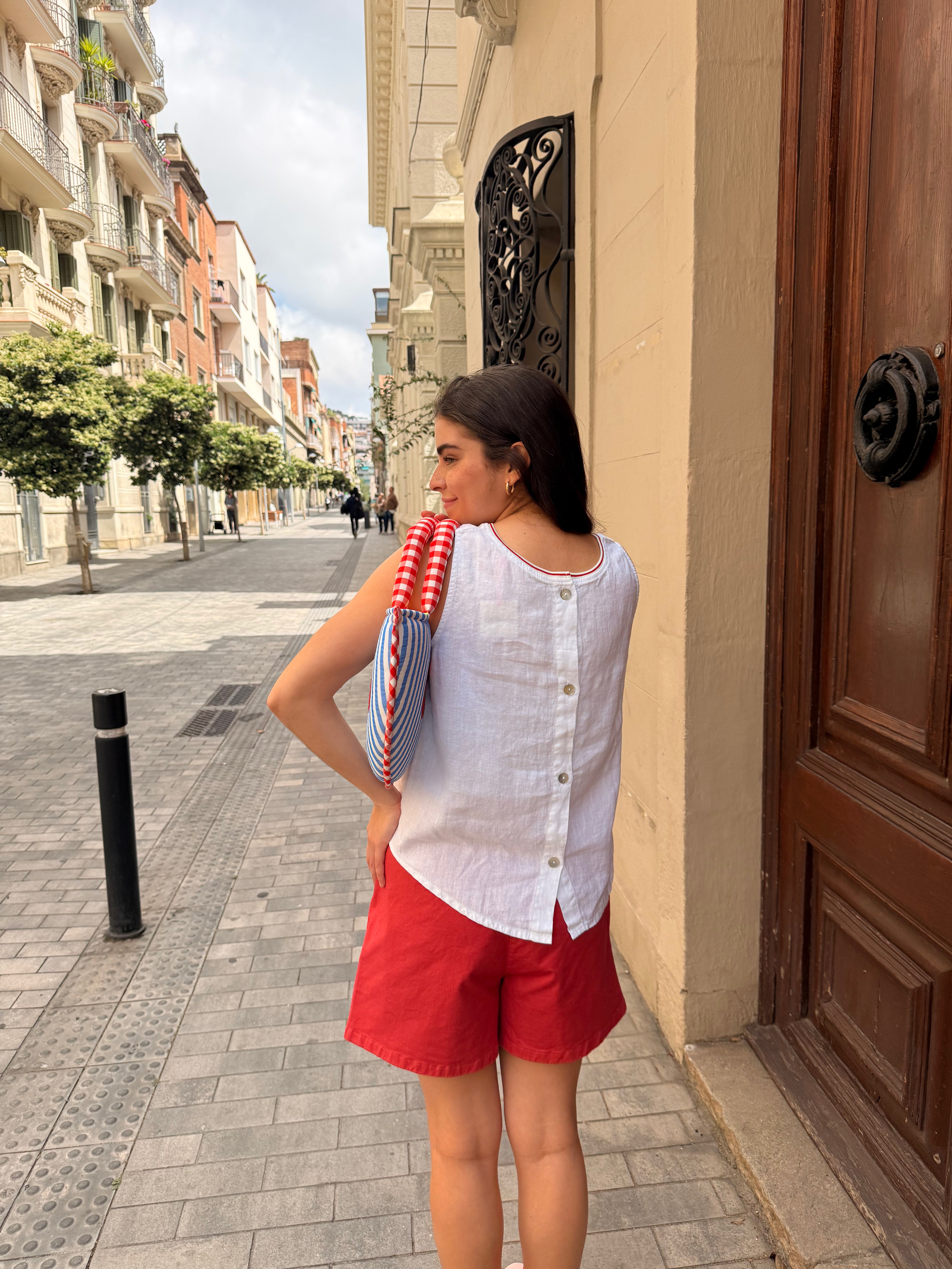 White Ana linen body