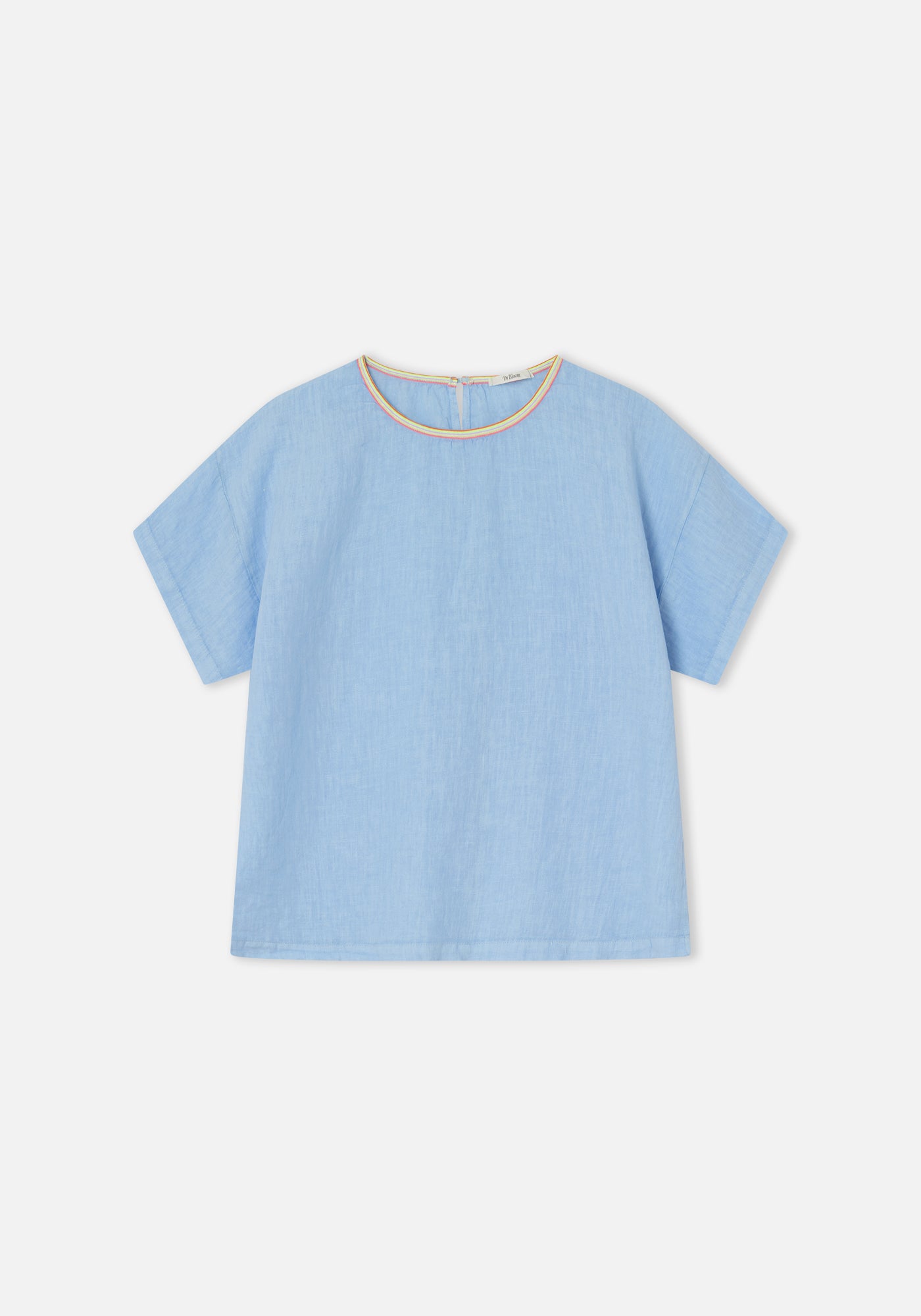 Flake Linen Sky Blouse