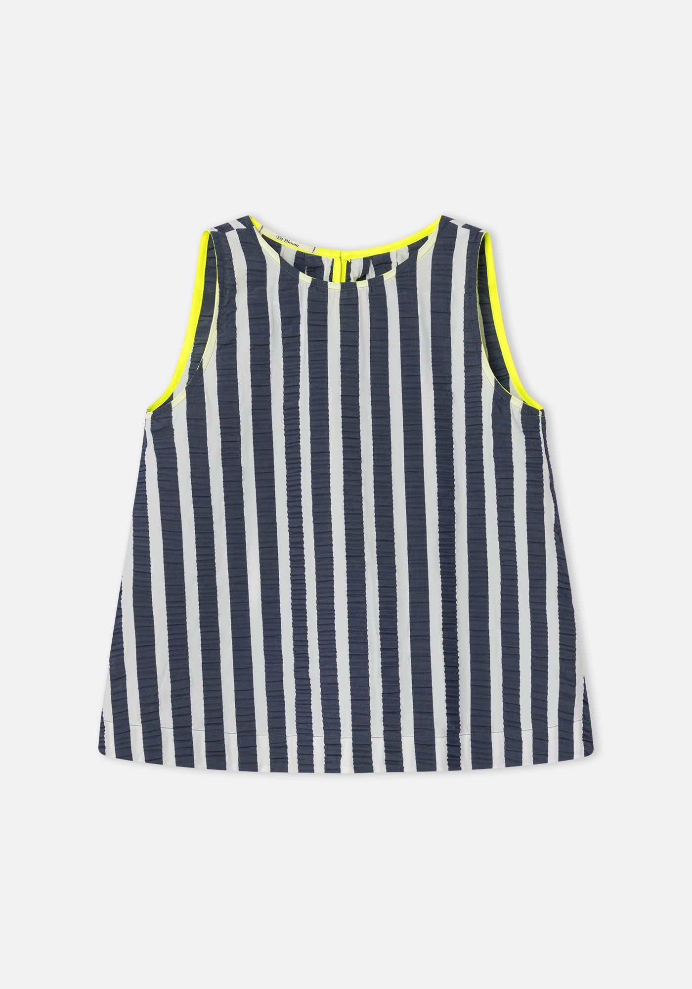 Navy Blue Fresco Top