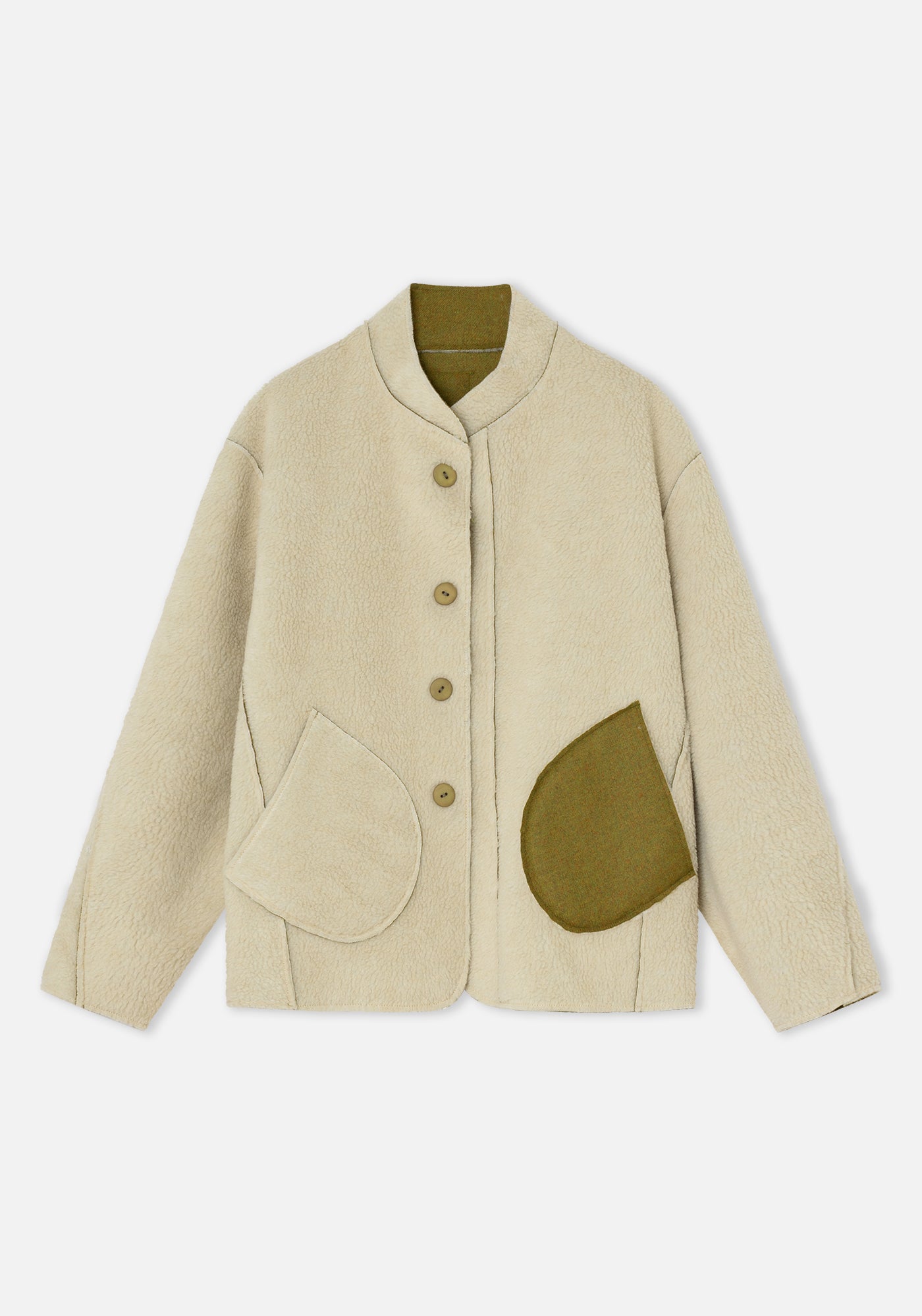Chaqueta Reversible Verde