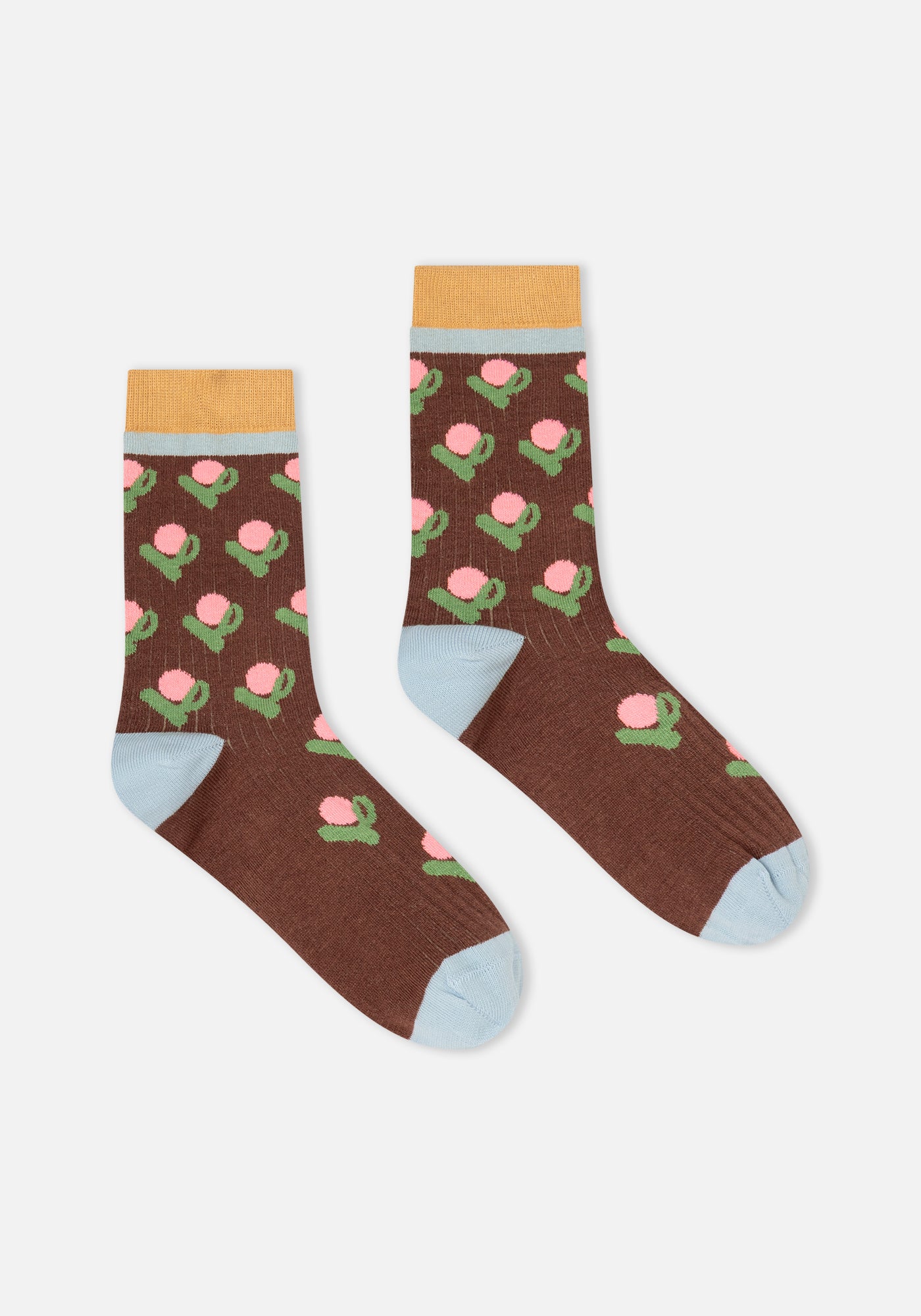 Calcetines Fleur Marrón