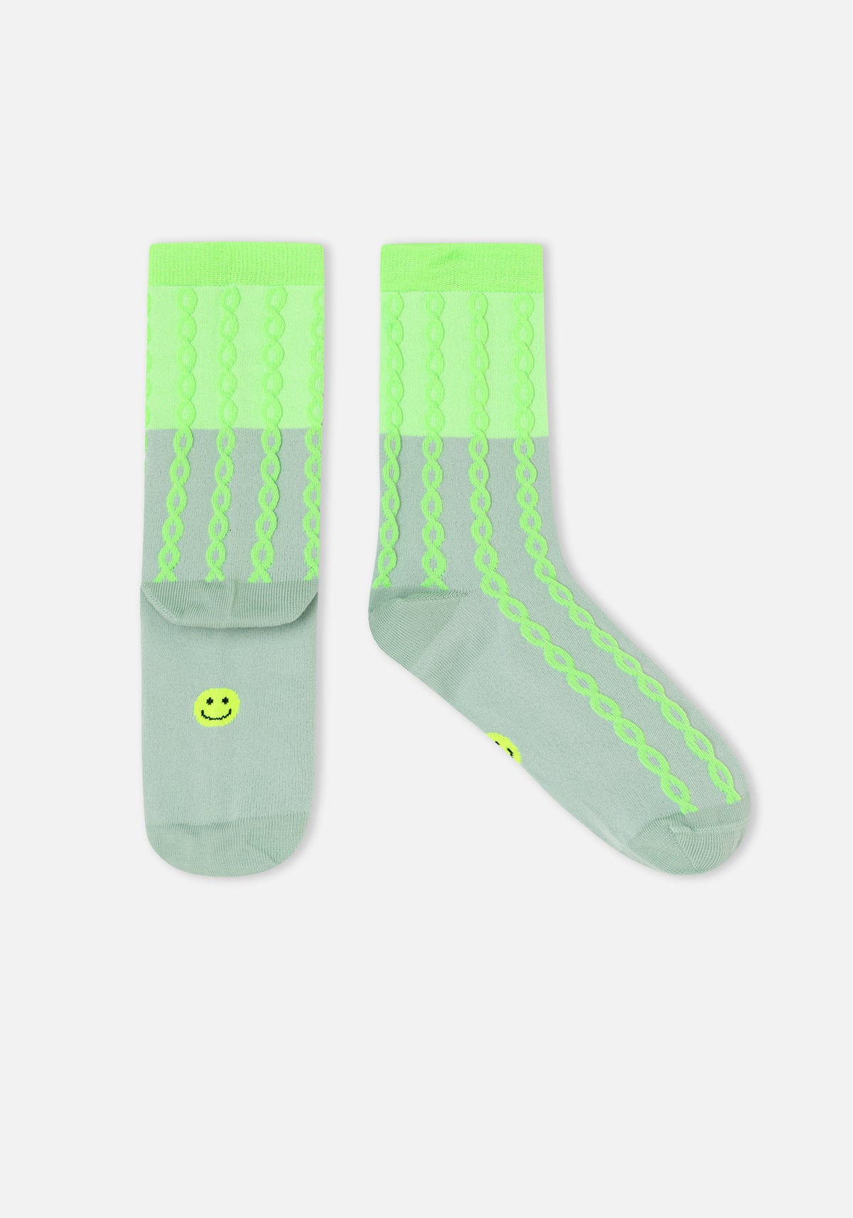 Plait Socken Mint