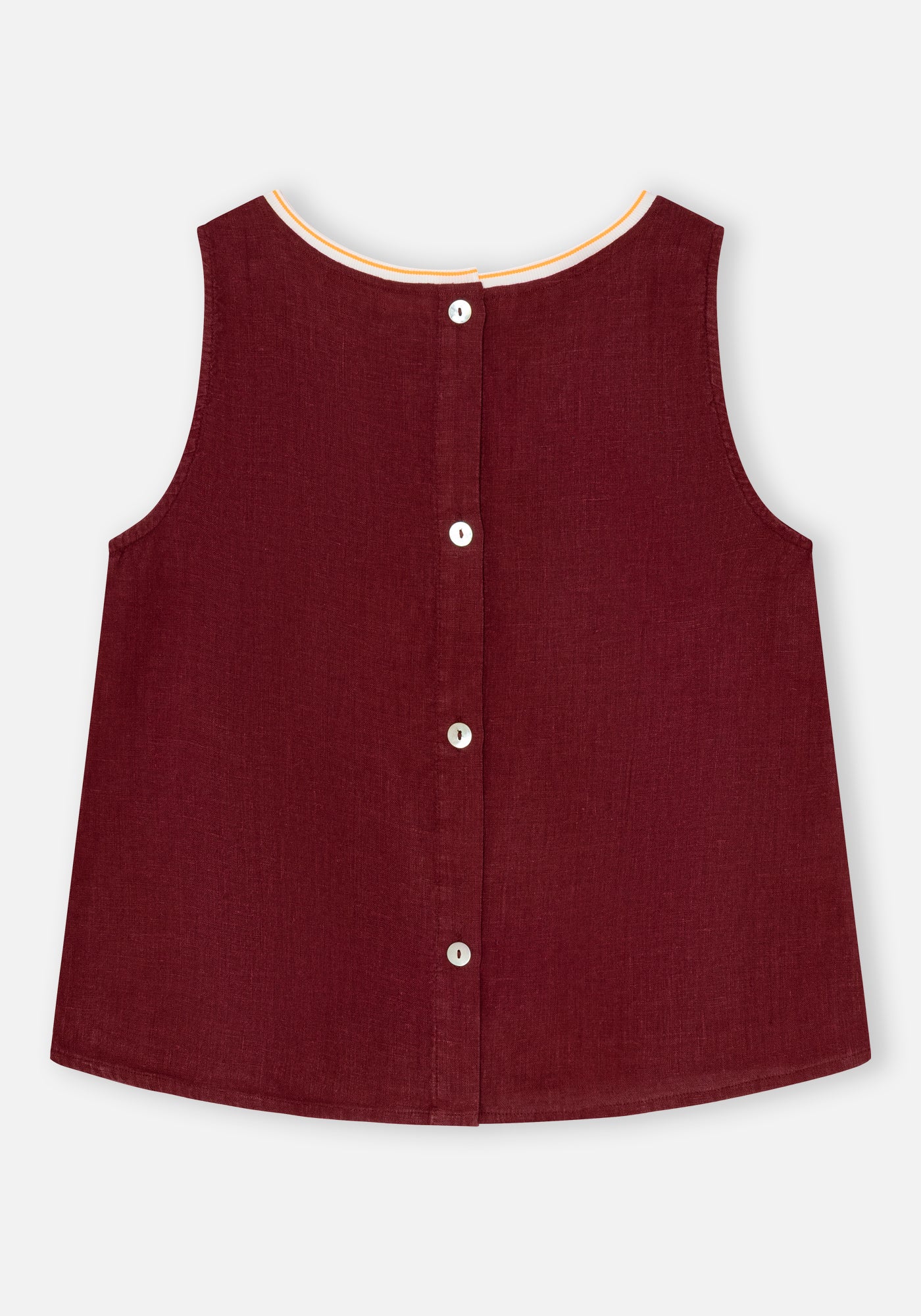 Wine Linen Ana Top