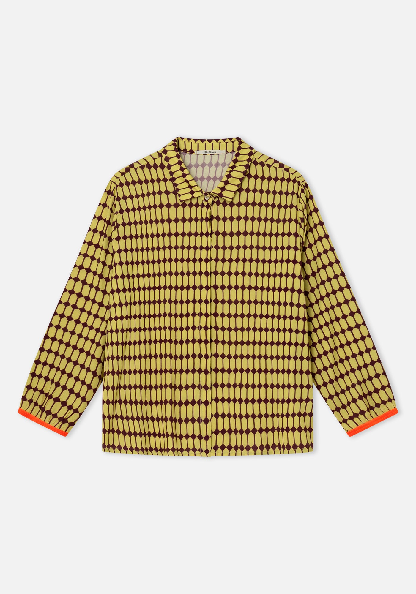 Rombos Bluse Gelb