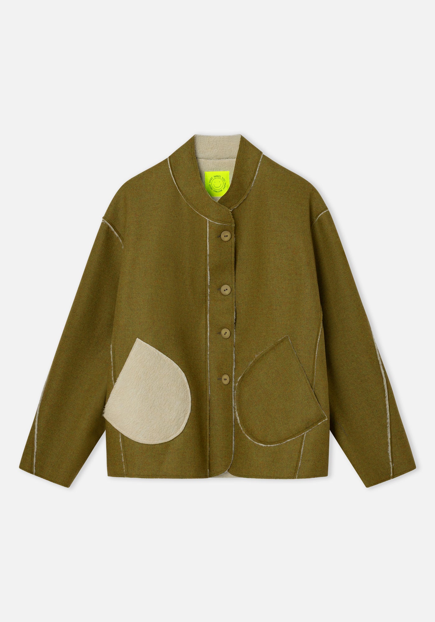 Chaqueta Reversible Verde