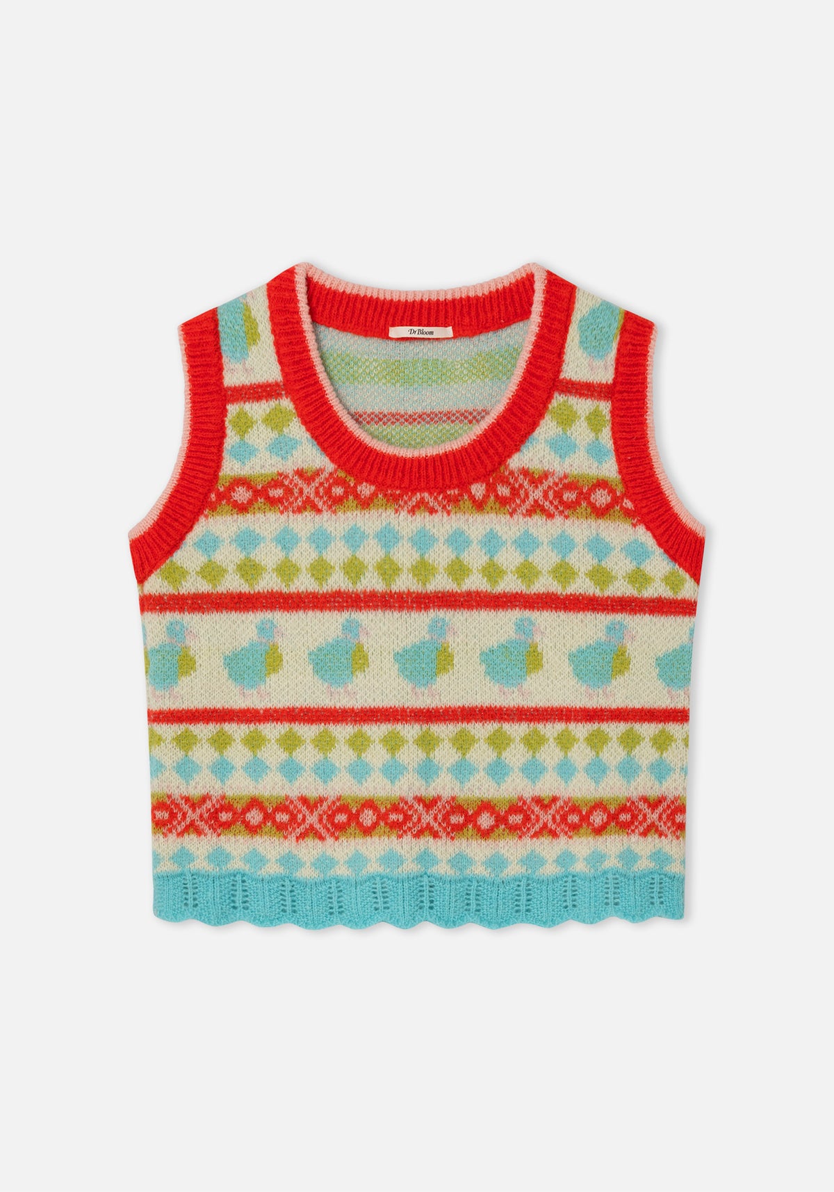 Red Duck Sweater Vest